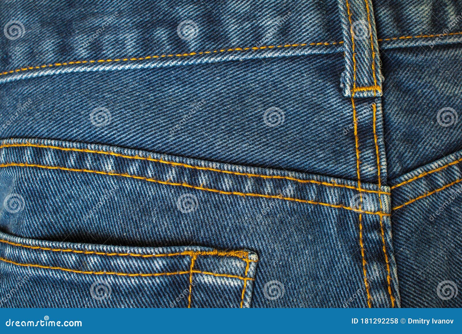 Jeans, Back With Belt Loops Stock Photo - Alamy