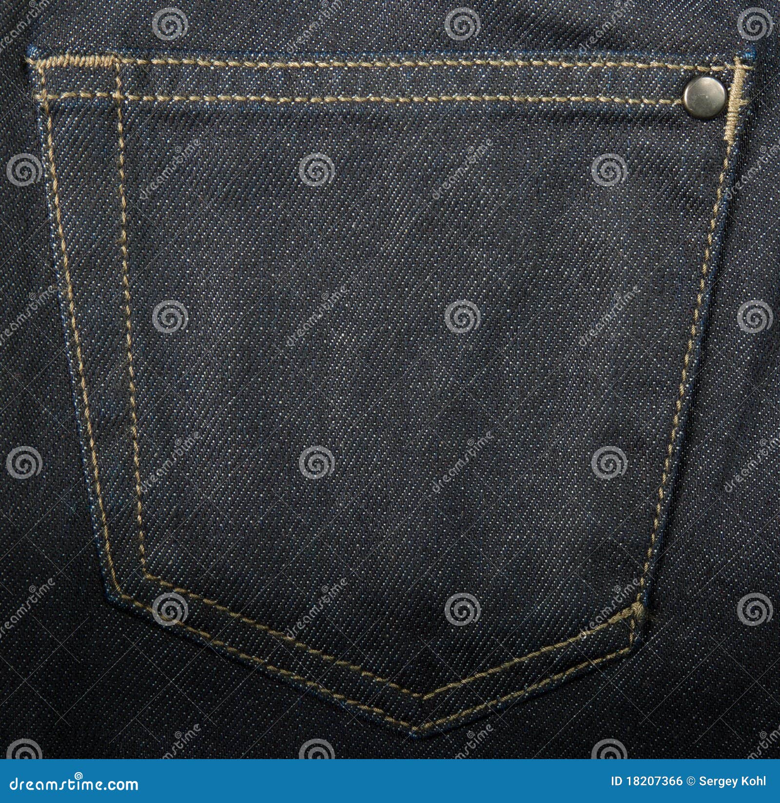 Back pocket of jeans. stock photo. Image of jeans, fashion - 18207366