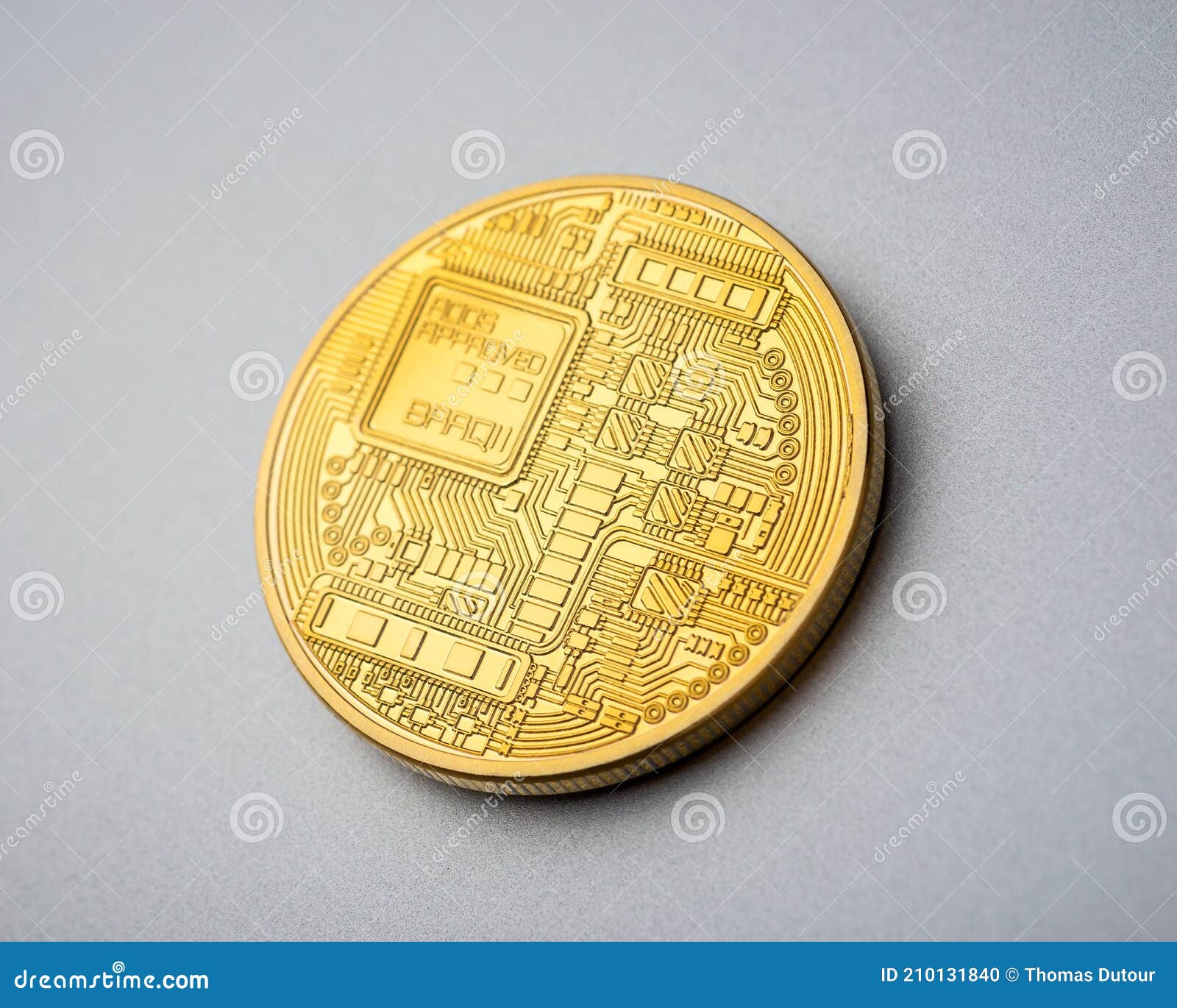 Back Side of Bitcoin Coin on Brushed Aluminium Background Stock Photo -  Image of concept, cash: 210131840