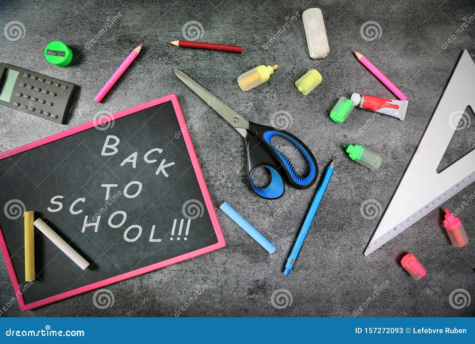 Back To School.First Day of School Stock Image Image of supply