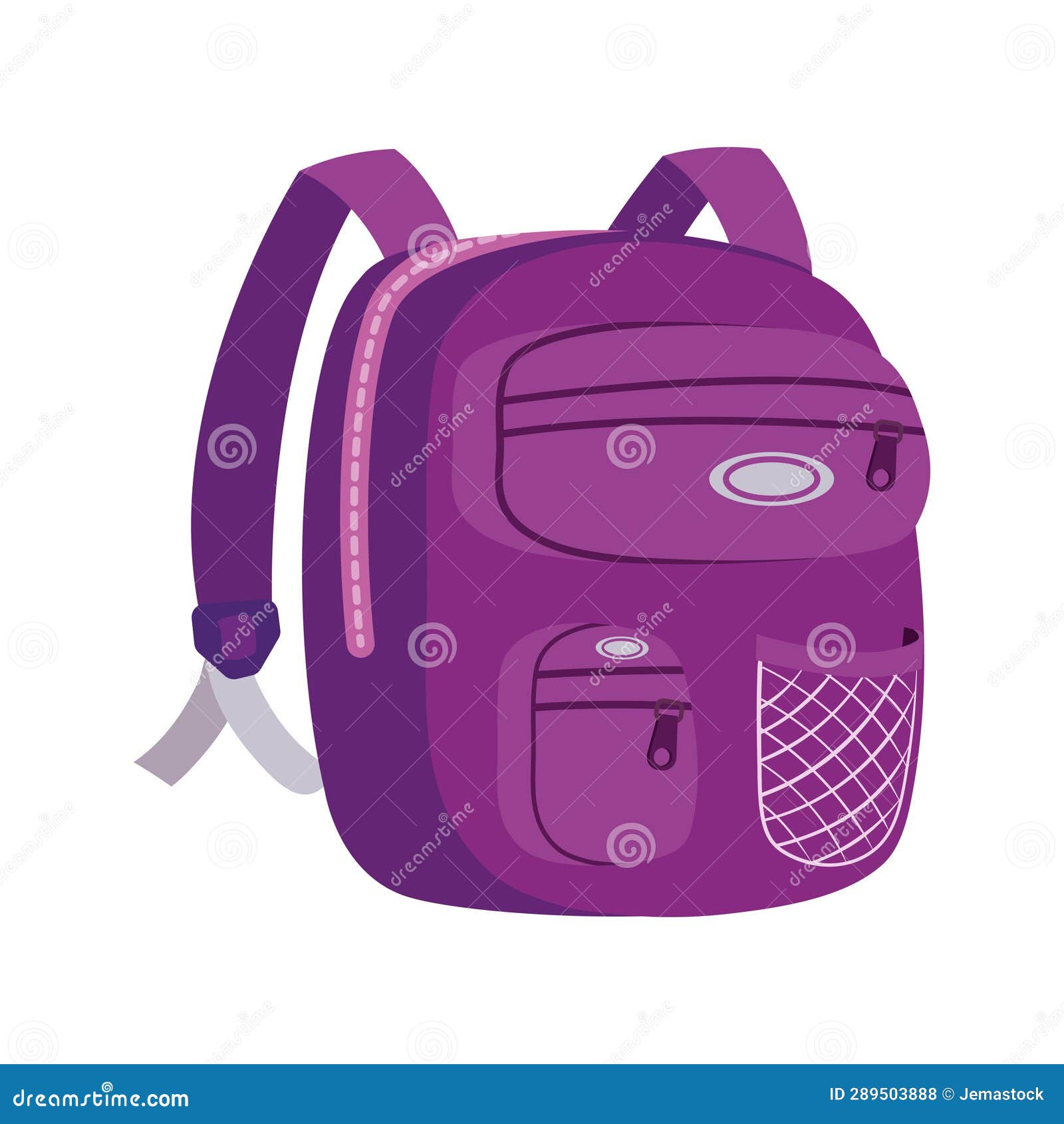 Back To School Backpack Icon Stock Illustration Illustration of