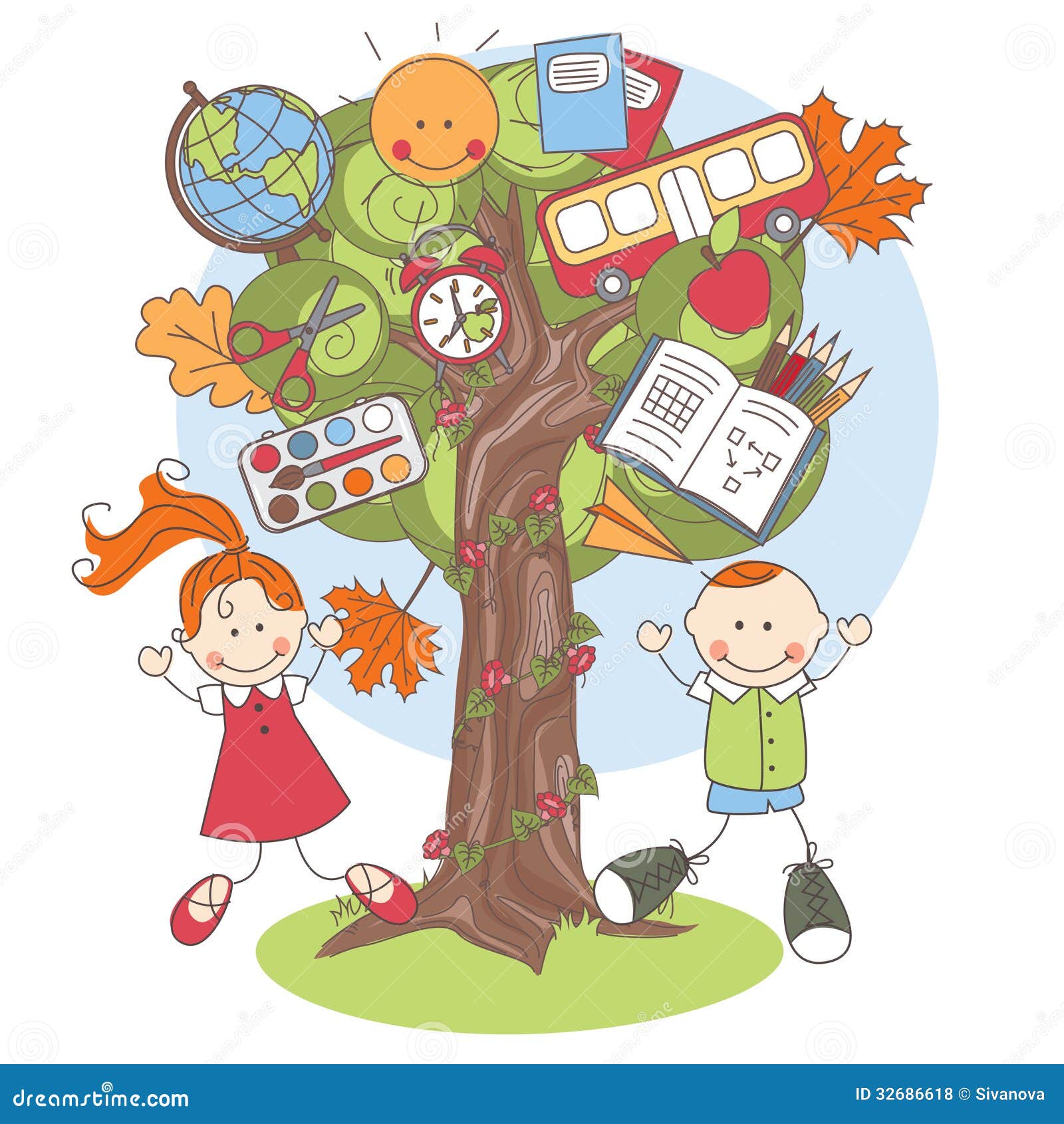 school clipart tree - photo #5