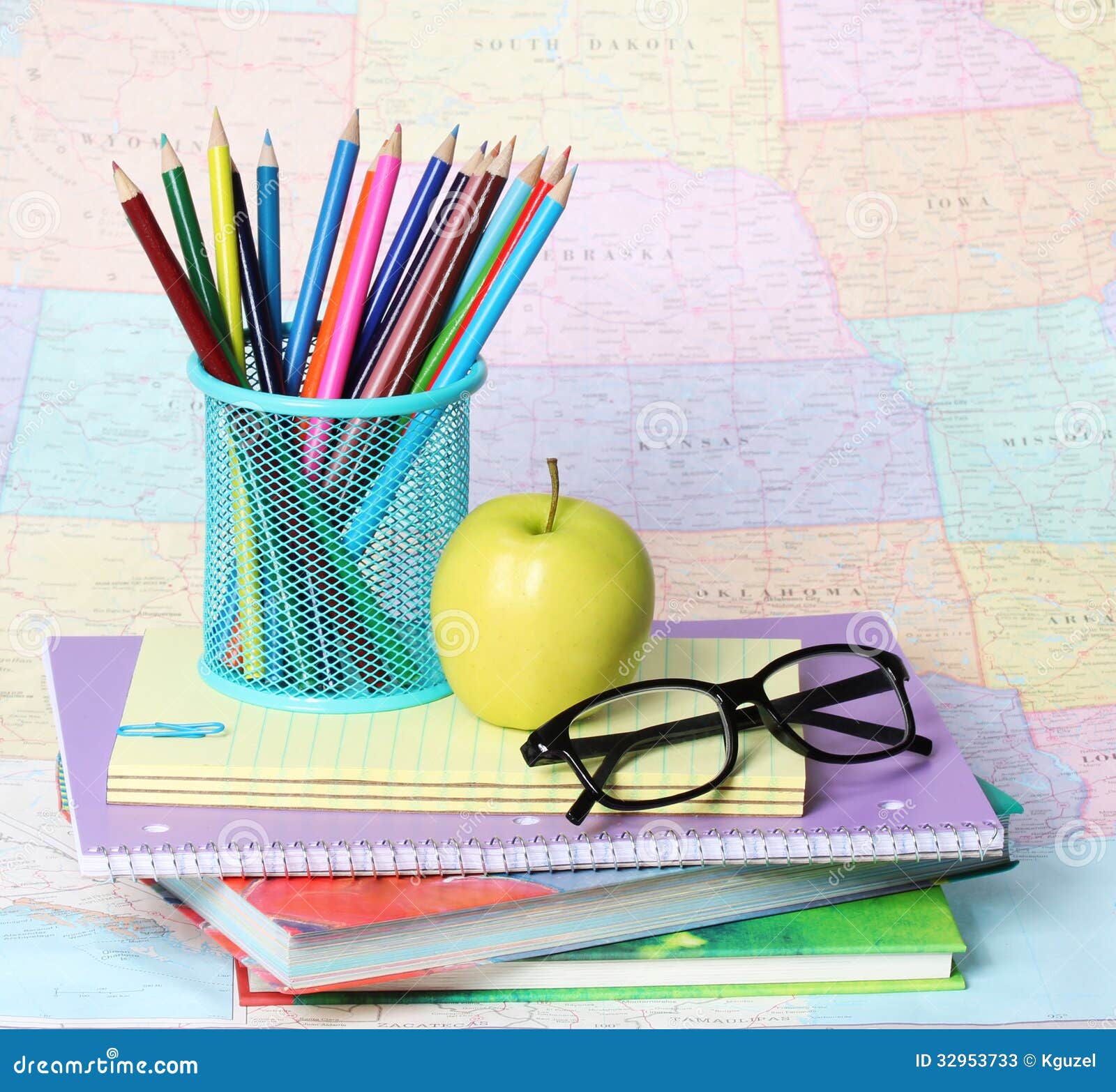 Pens and books stock image. Image of school, pencils, university - 5982045