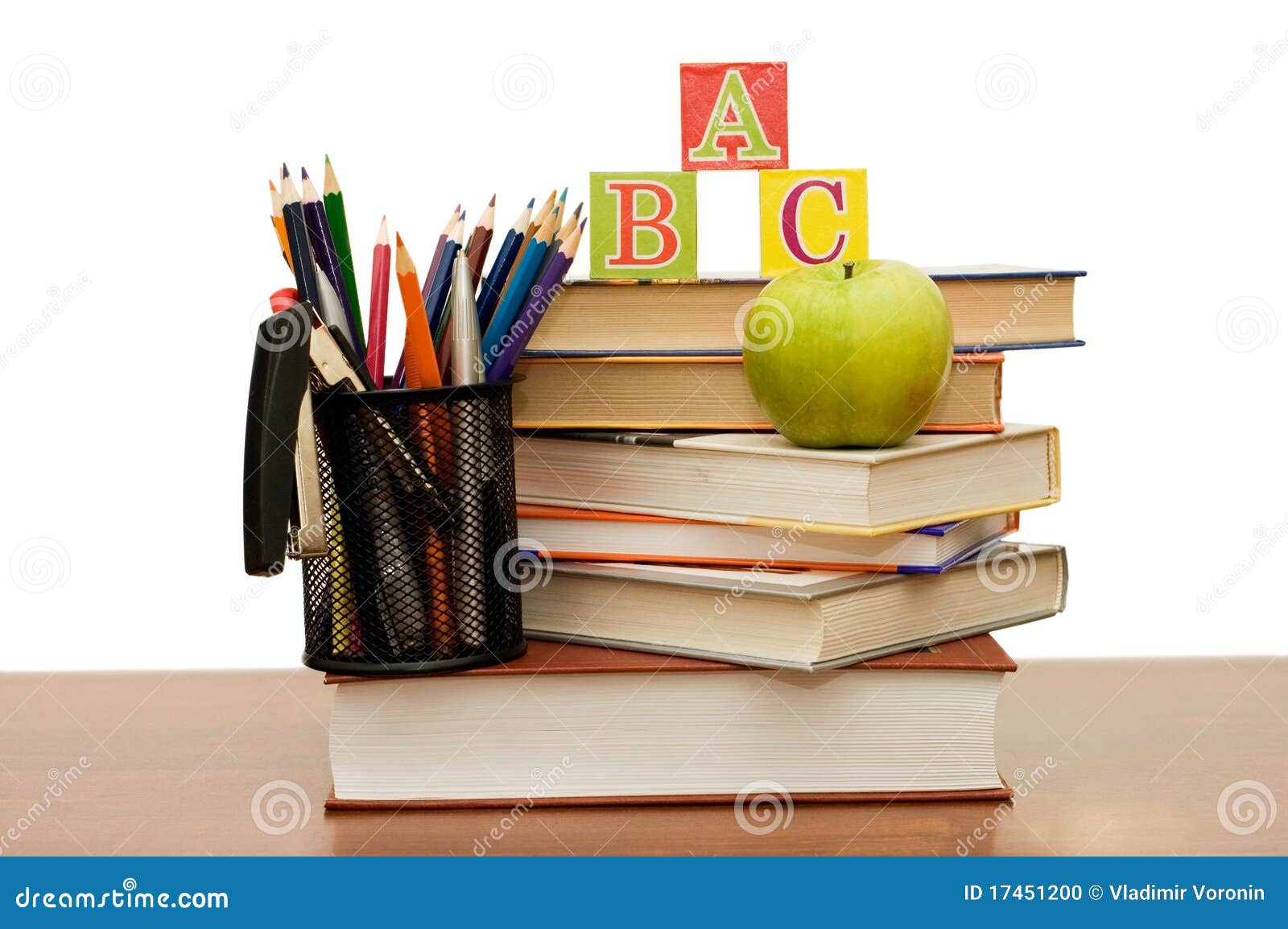 Pens and books stock image. Image of school, pencils, university - 5982045