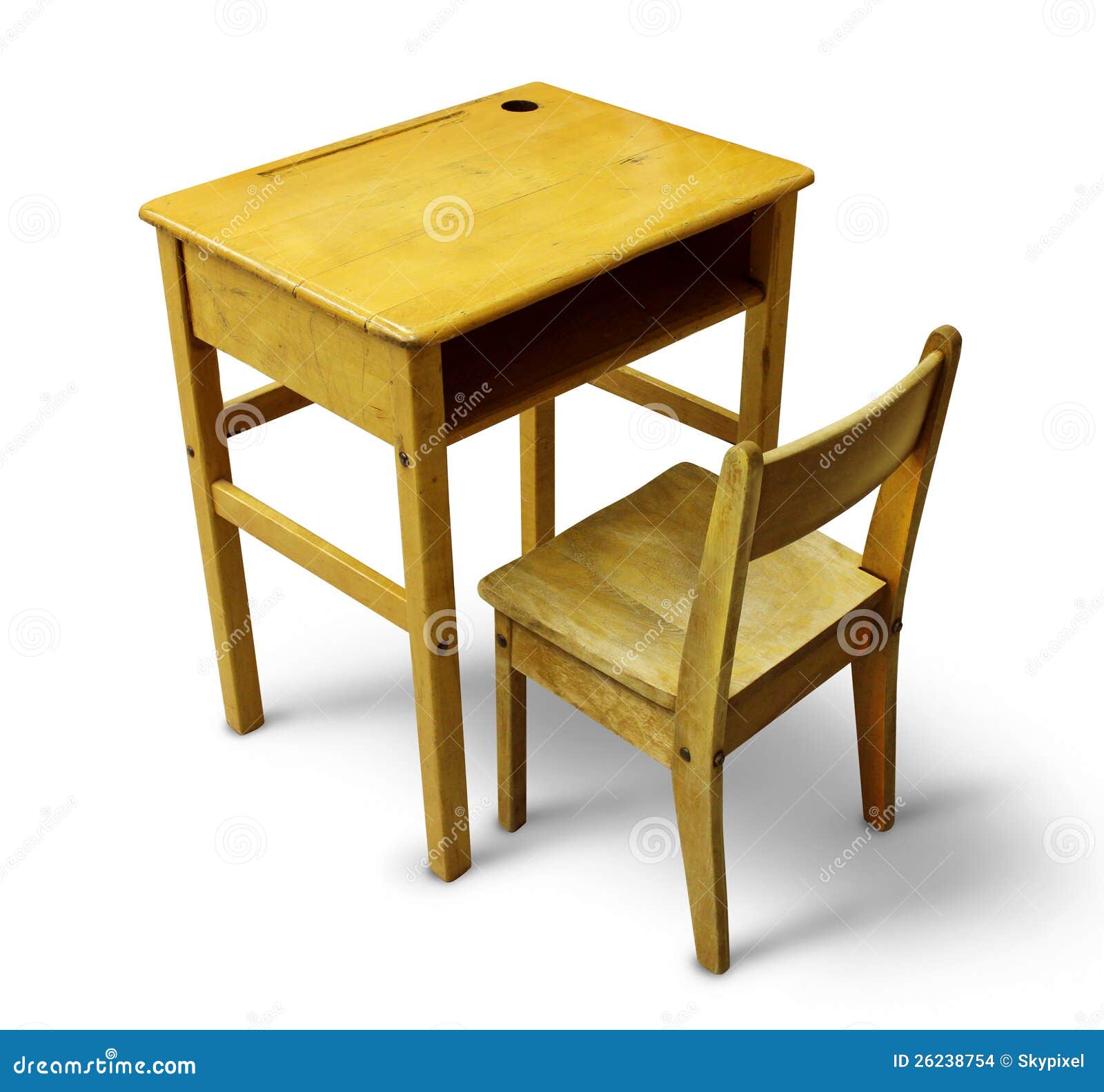 Back To School Desk Stock Illustration Illustration Of Desk