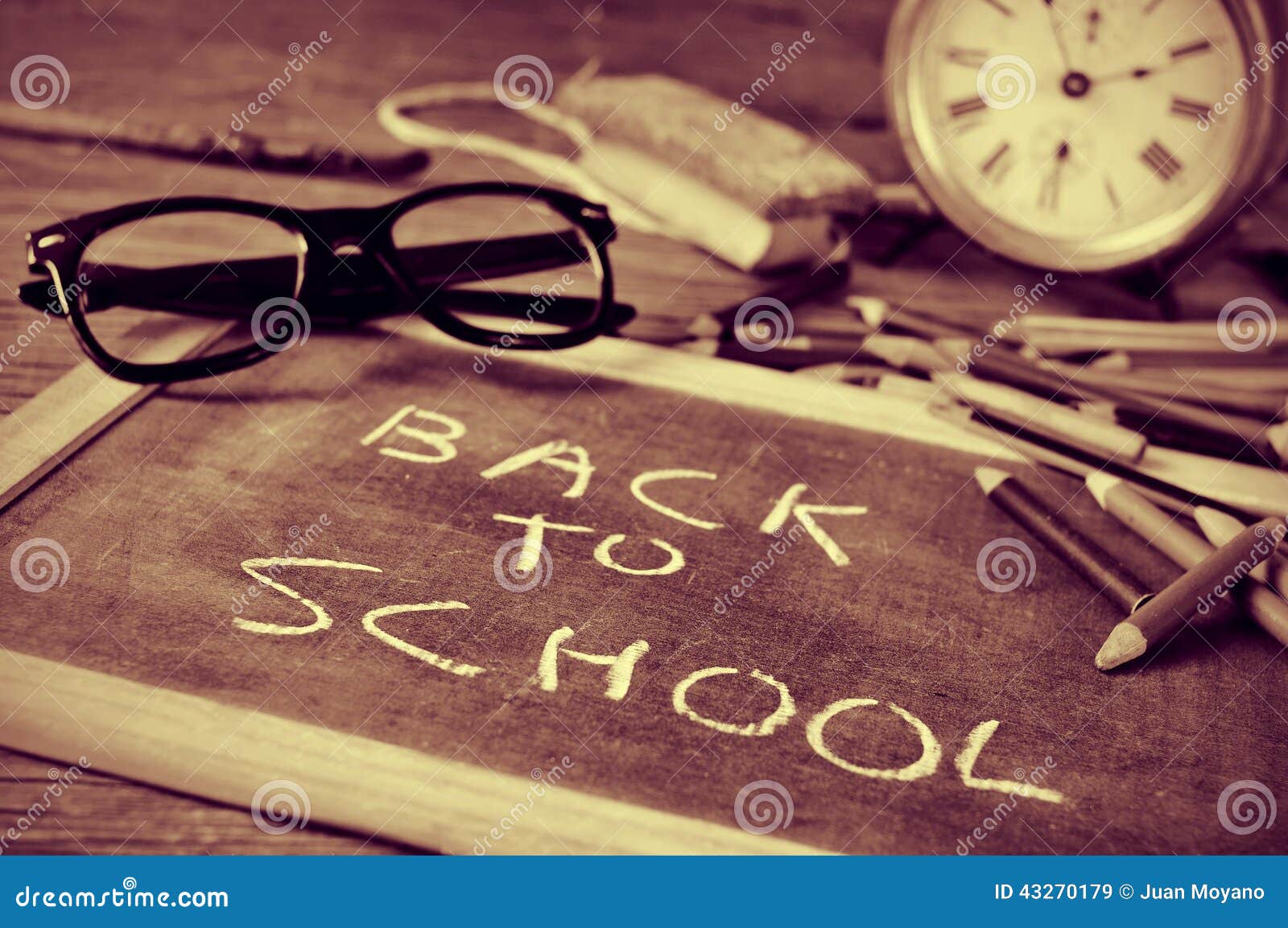 back to school in duotone