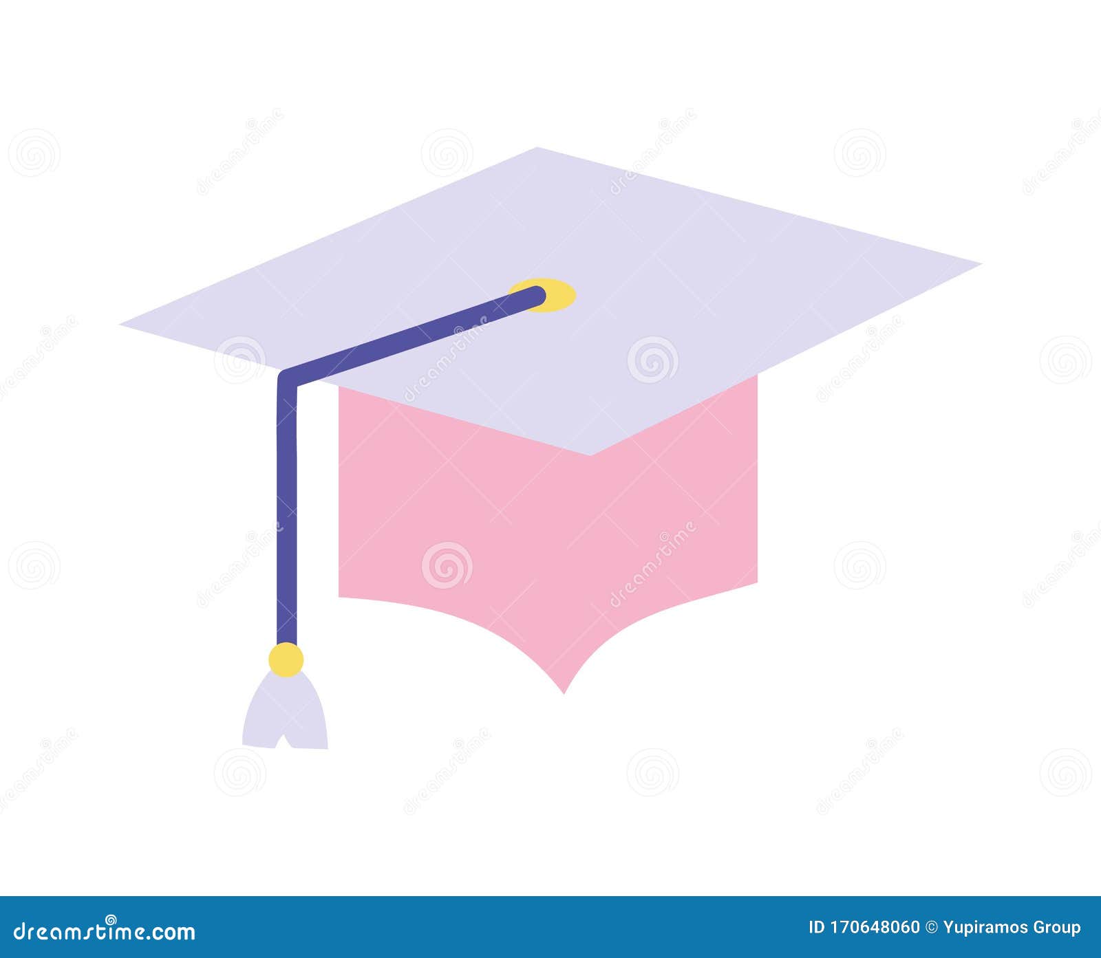 Back To School Education Graduation Hat Accessory Success Stock Vector ...