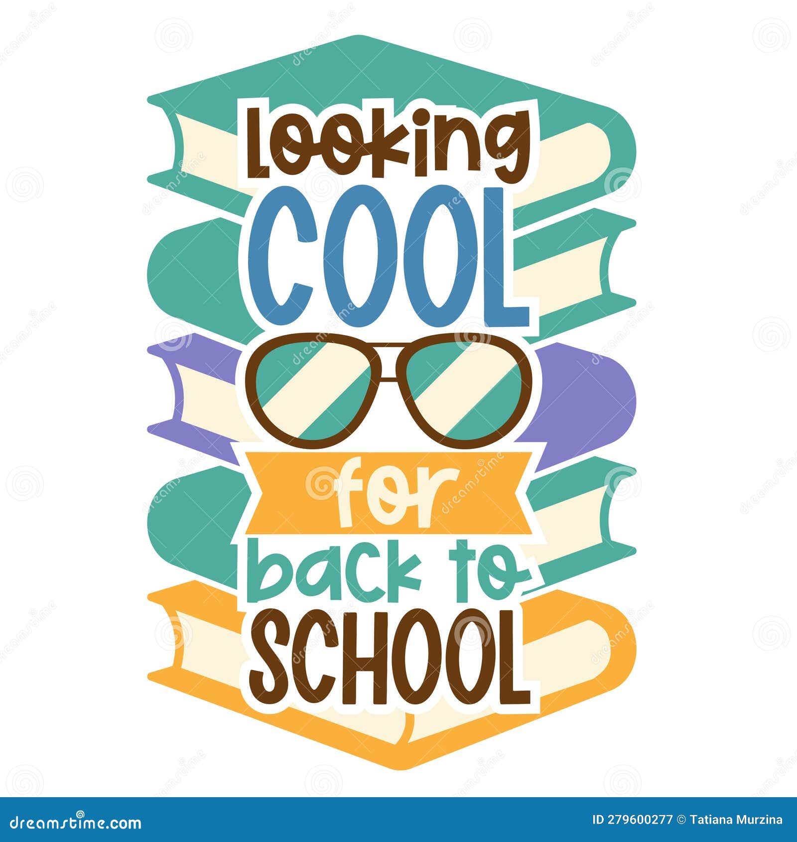 Back to school - lettering calligraphy phrase Vector Image