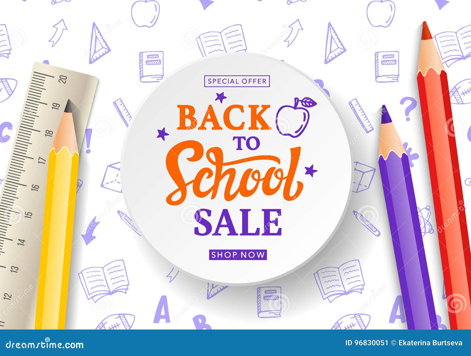 Back To School Calligraphic Design. Hand Drawn Vector Lettering Of Phrase  Back To School. School Sale Black Lettering Isolated On White Background.  Royalty Free SVG, Cliparts, Vectors, and Stock Illustration. Image 66481910.