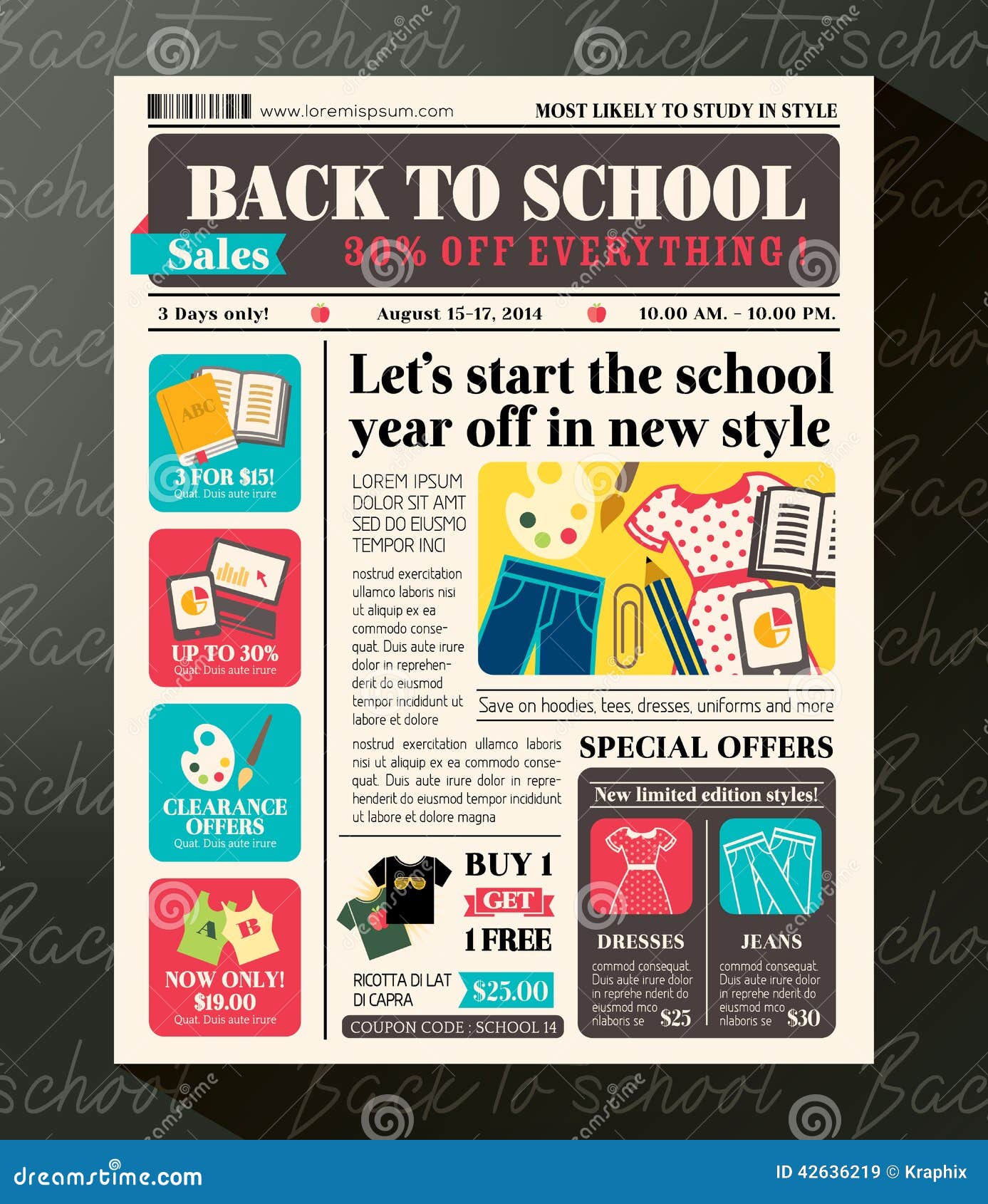 Kids School Journal Clip Art