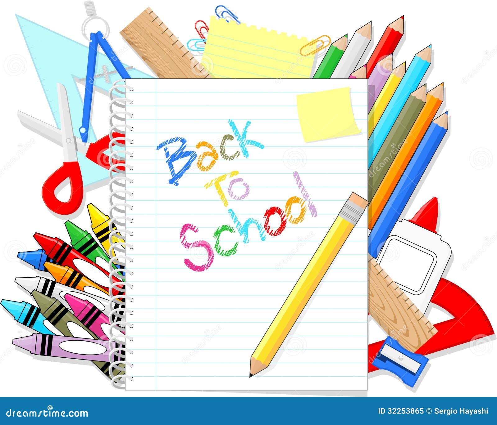 clipart back to school supplies - photo #44