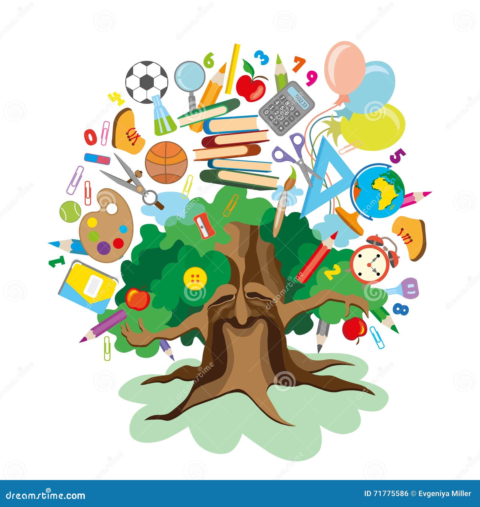 school clipart tree - photo #1