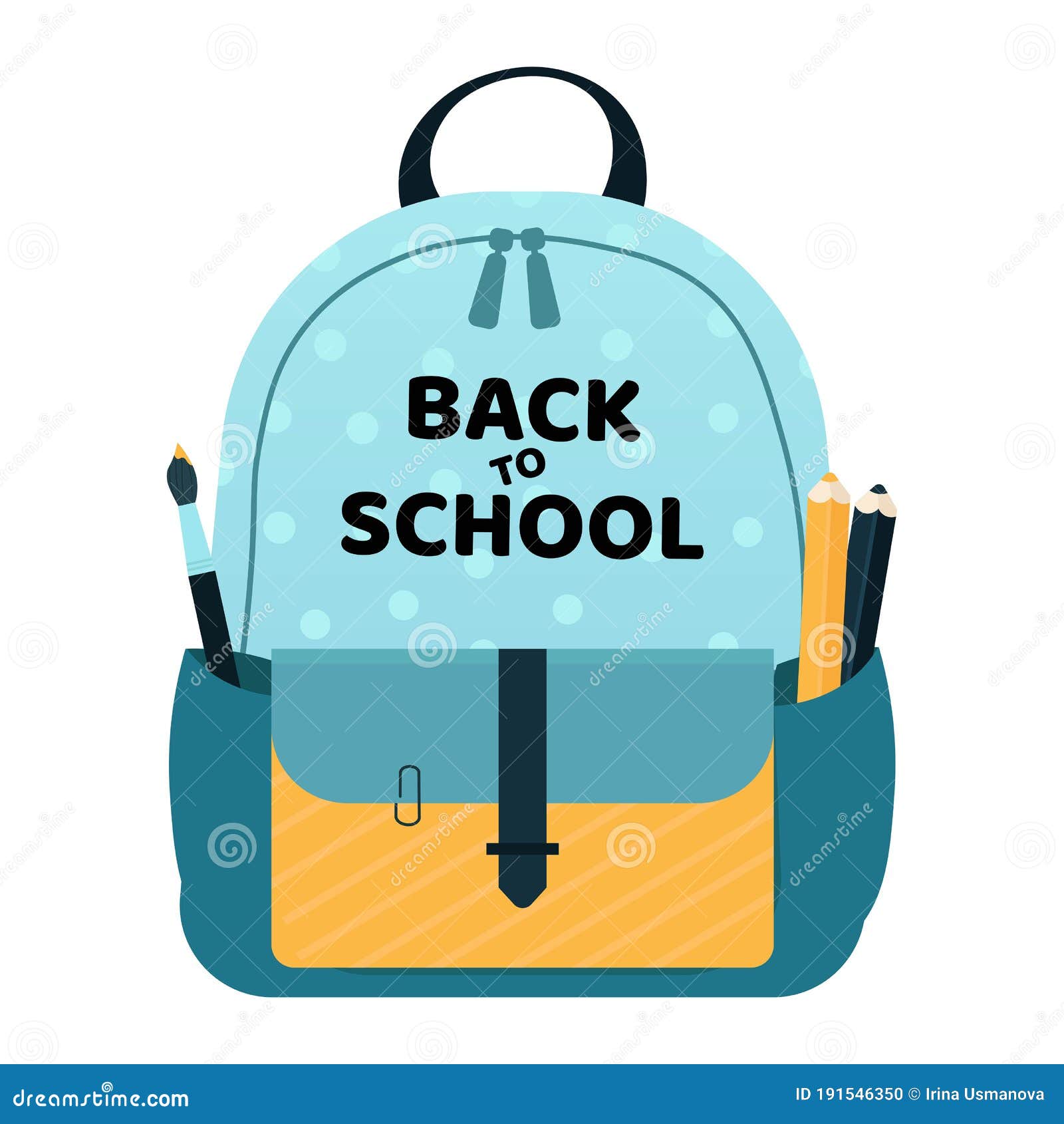 Back To School Vector Illustration Stock Illustration Illustration of
