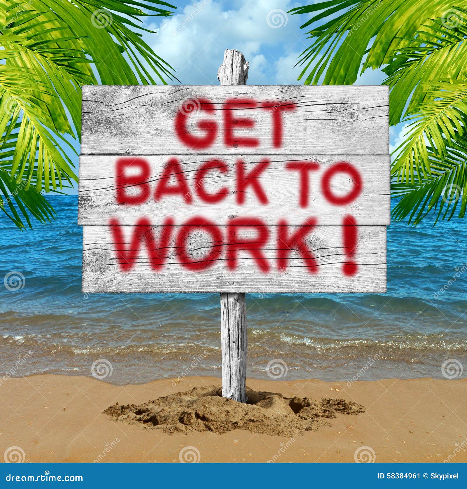 Back To Work Stock Illustration Illustration Of Slack Back To Work Stock Illustration Illustration Of Slack