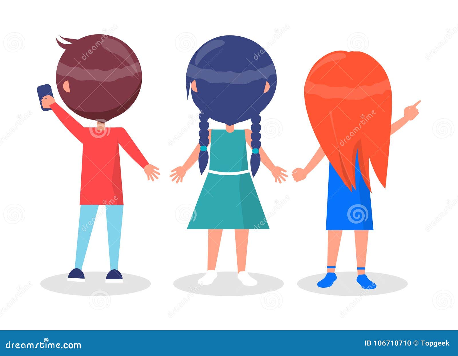 Three Friends Girls Boy Stock Illustrations 129 Three Friends Girls Boy Stock Illustrations Vectors Clipart Dreamstime