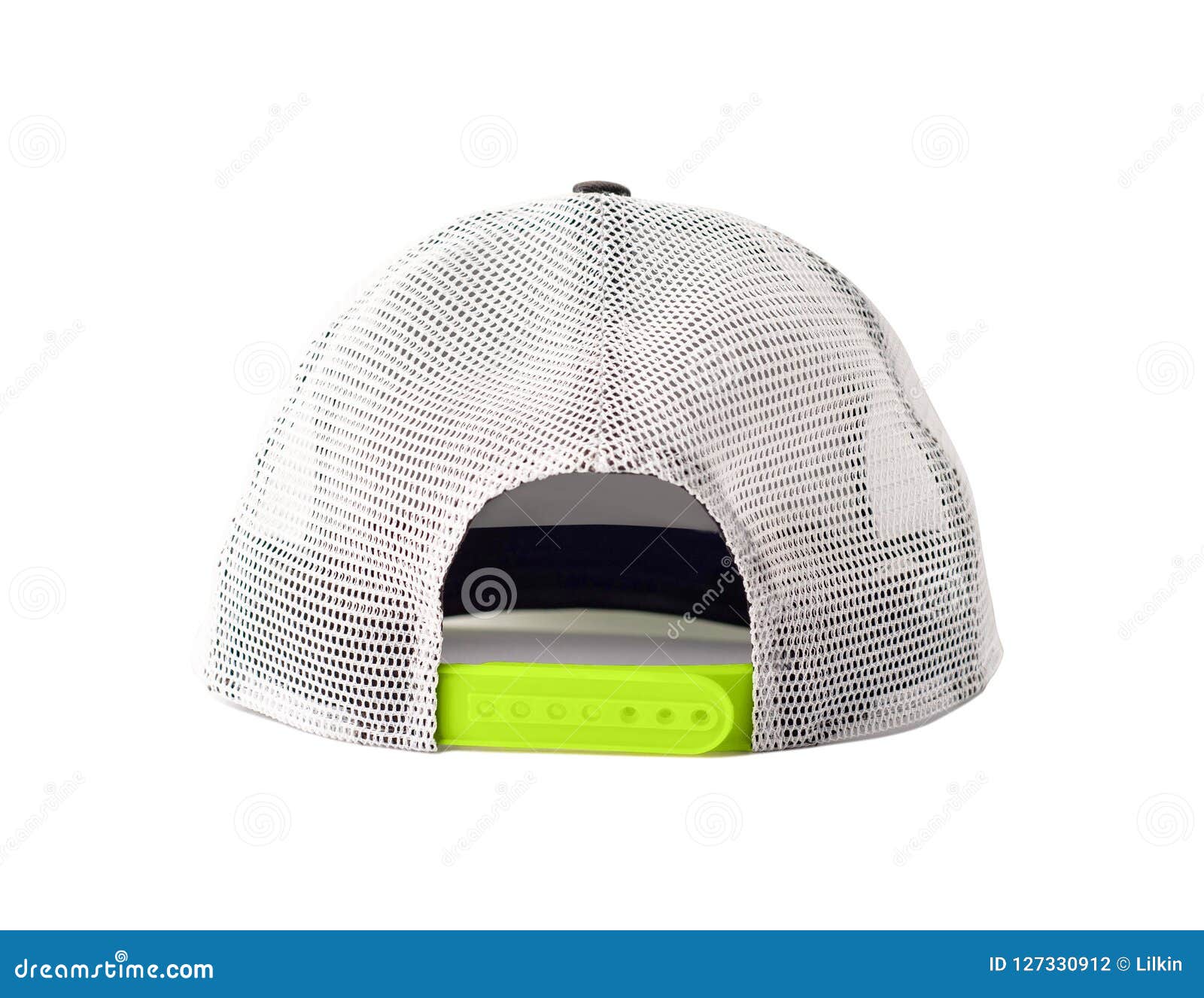 Download Back View Of Black Snapback Cap Stock Photo - Image of ...