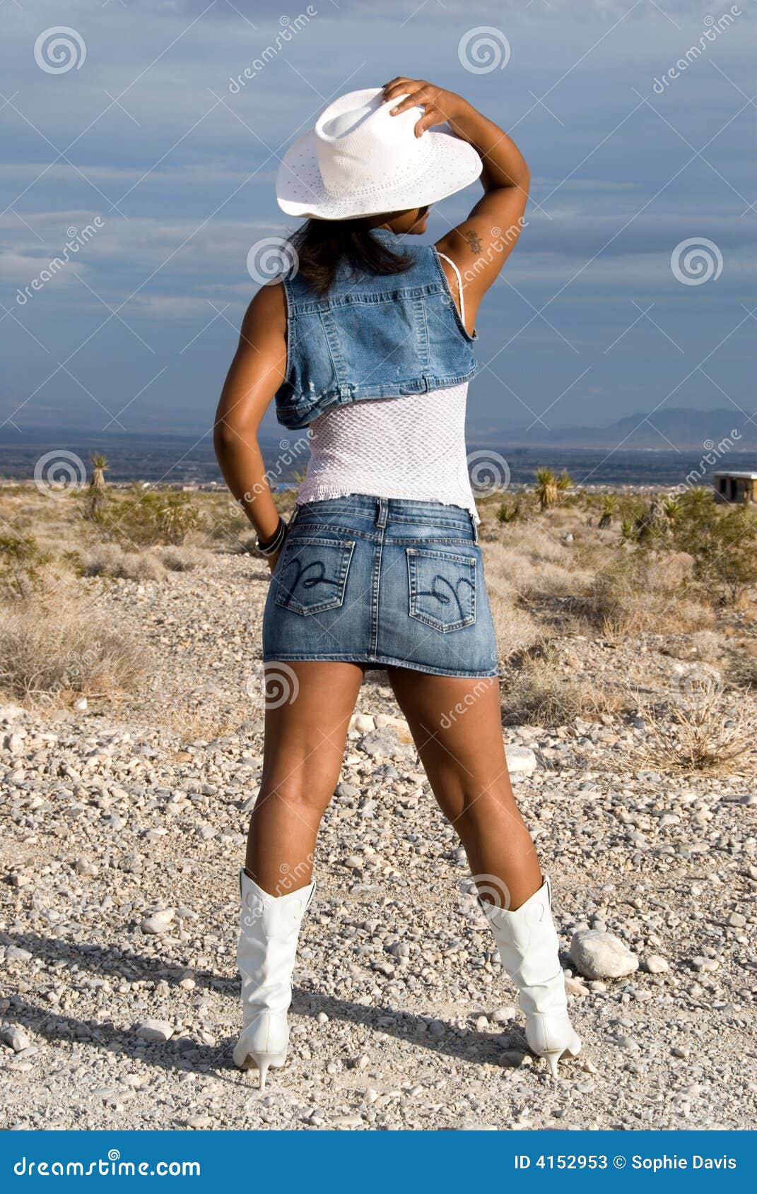 cowgirl denim skirt