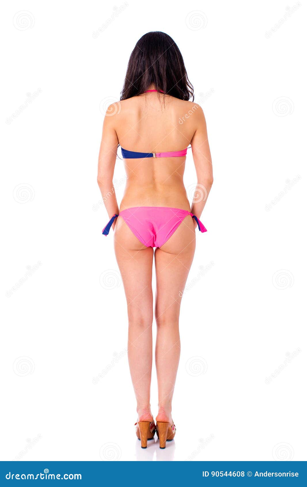 Athletic Underwear View from Behind Stock Image - Image of hips, lingerie:  134094327