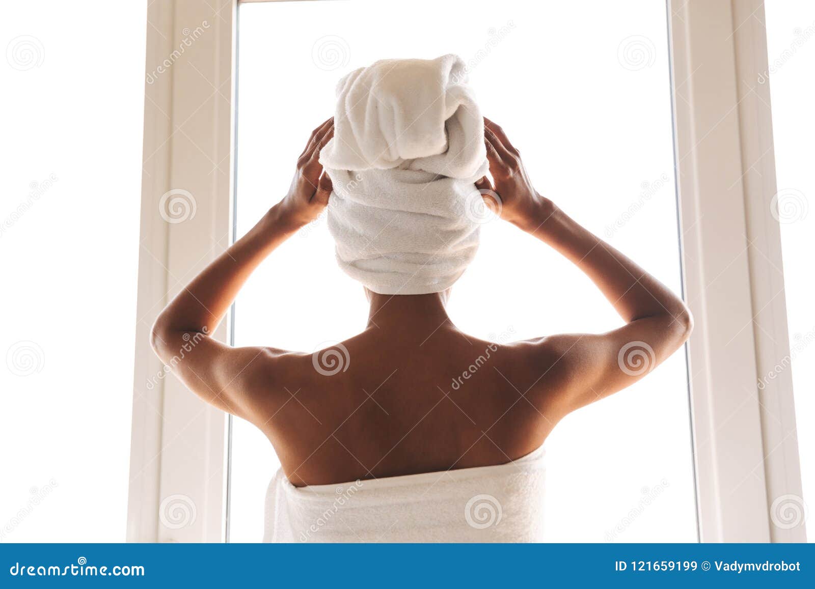 1,595 Back Standing Female Towel Royalty-Free Images, Stock Photos &  Pictures