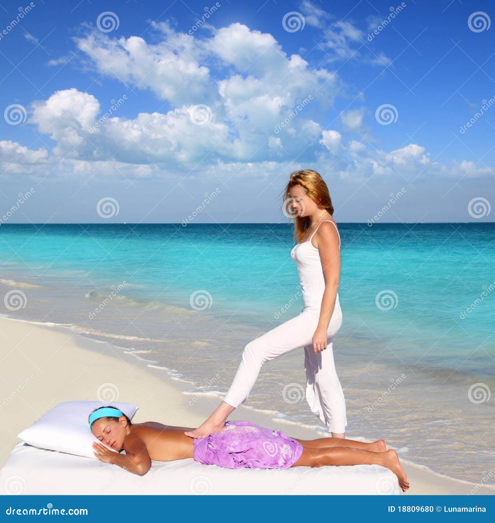 Naked Massage On The Beach