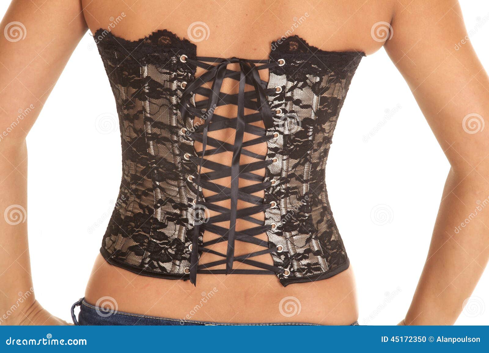 corset tie back