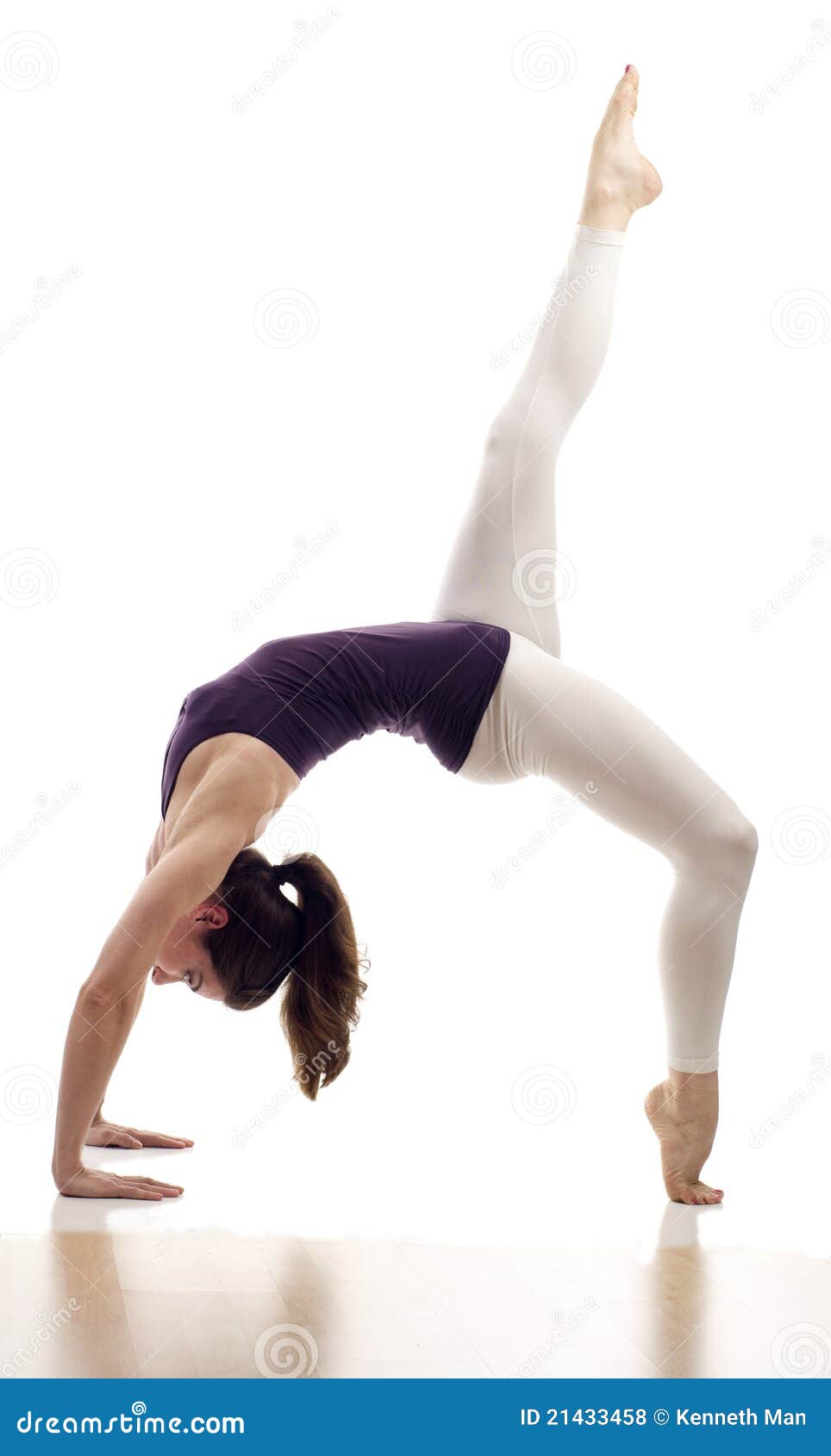 Backbend stock photo. Image of athletic, lady, back, bridge - 21433458