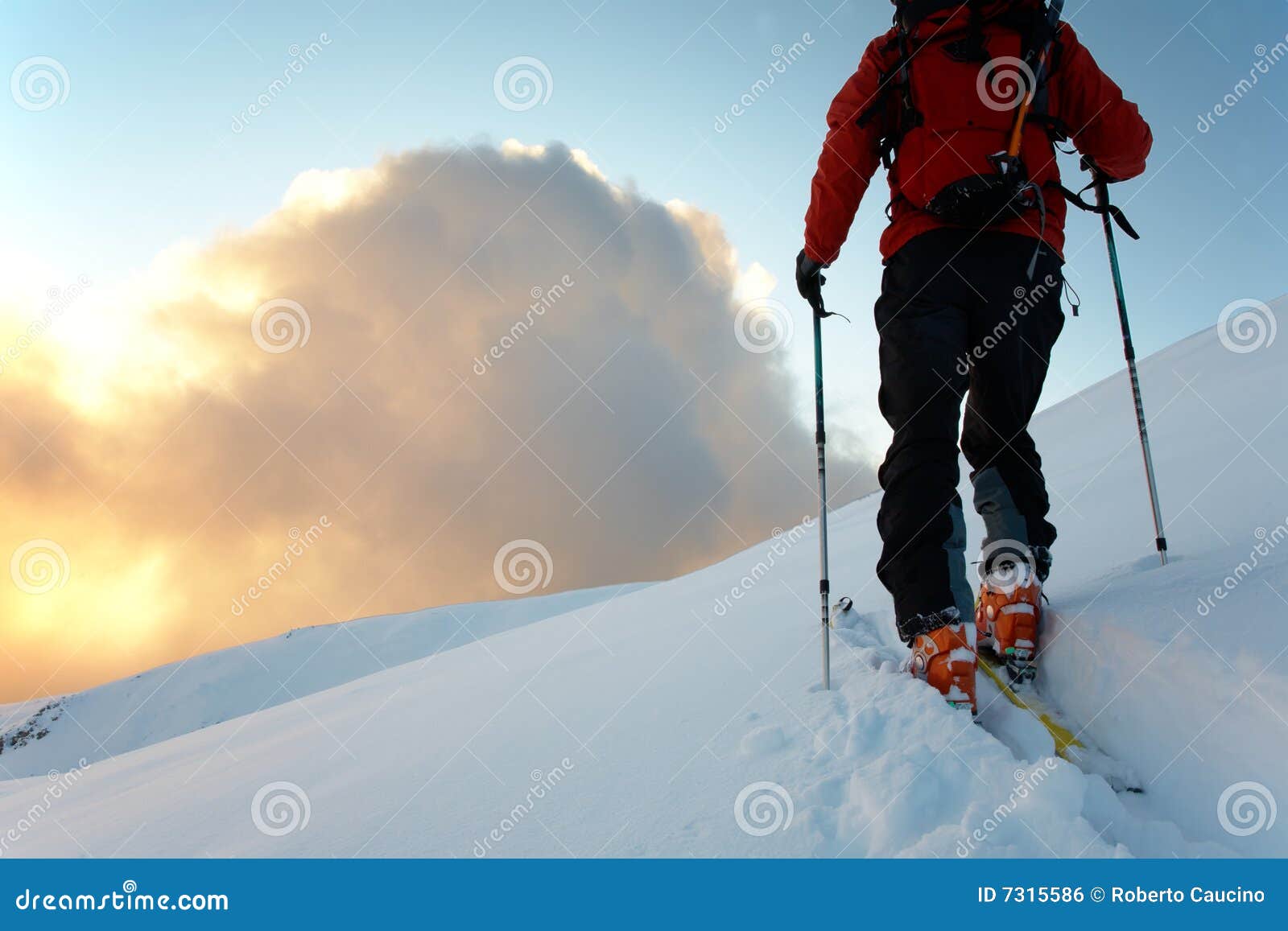 backcountry skier