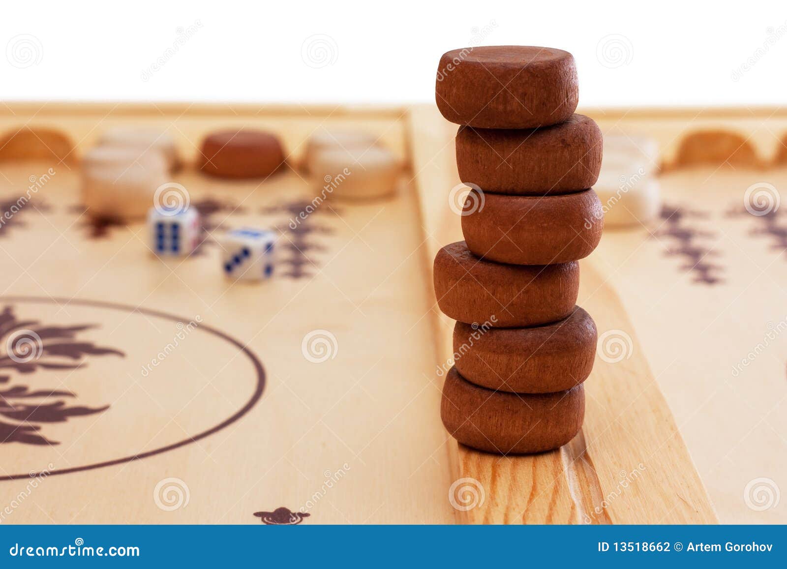 Backgammon pieces stock photo. Image of backgammon, piece 13518662