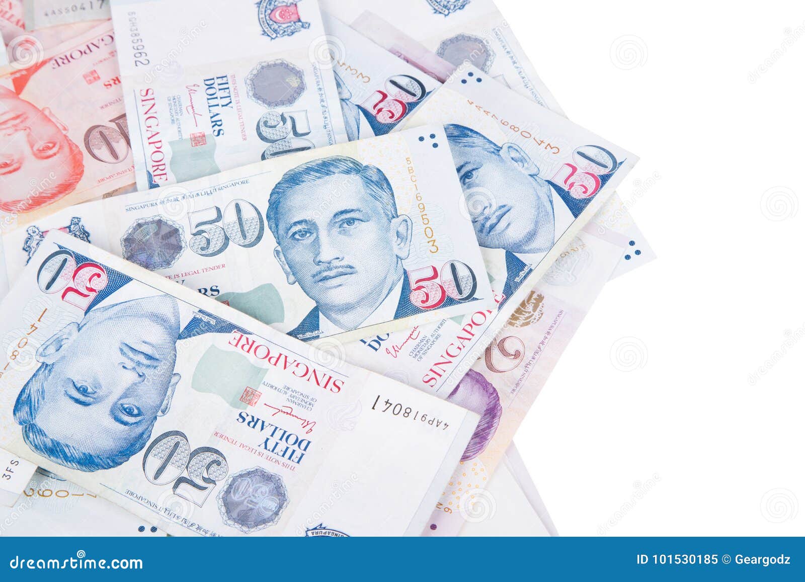 新加坡钞票美元在白色backgroun隔绝的50 SGD 库存图片- 图片包括有成功, 储蓄: 101530185