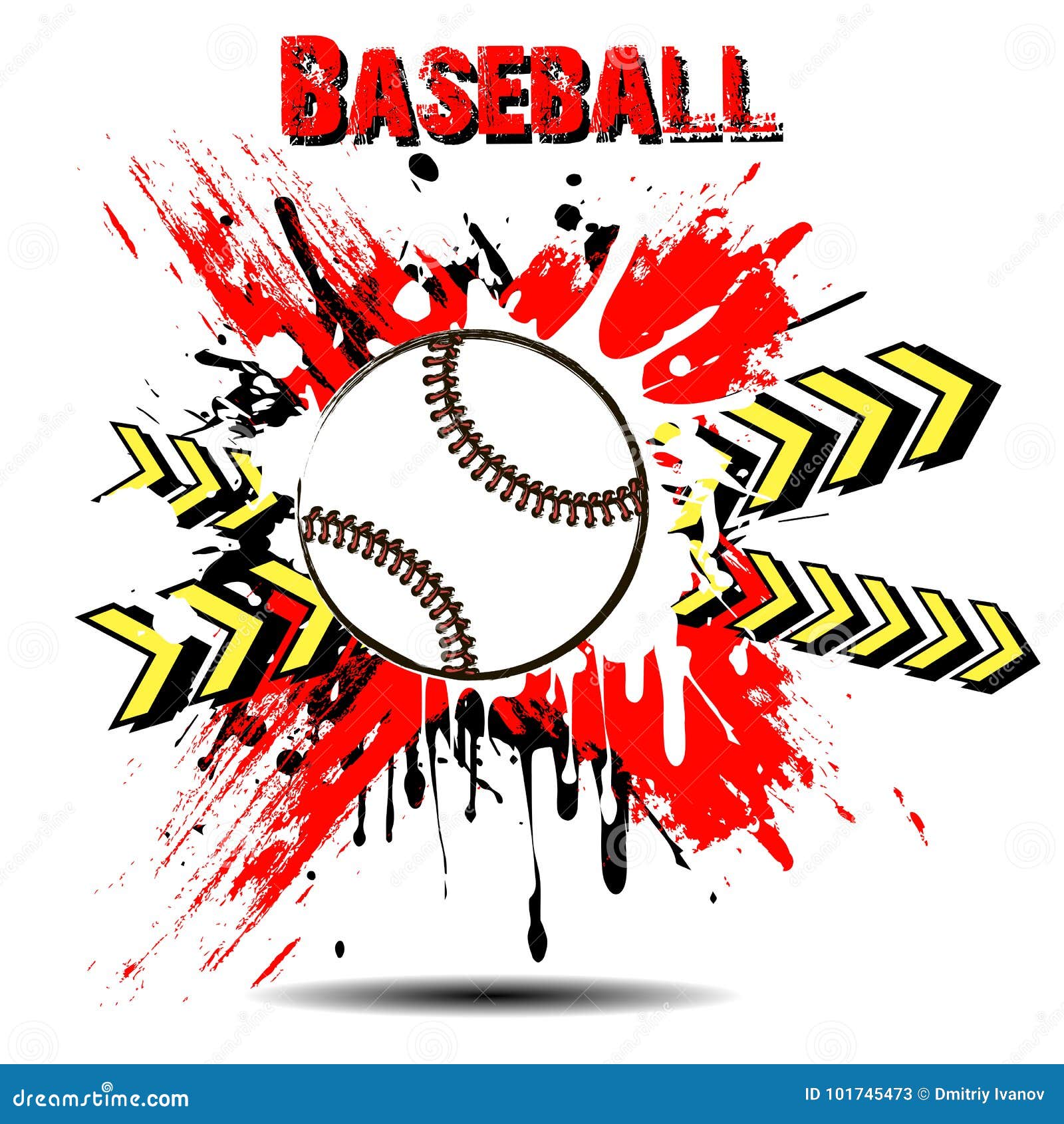 Background Abstract Baseball Ball from Blots Stock Vector ...