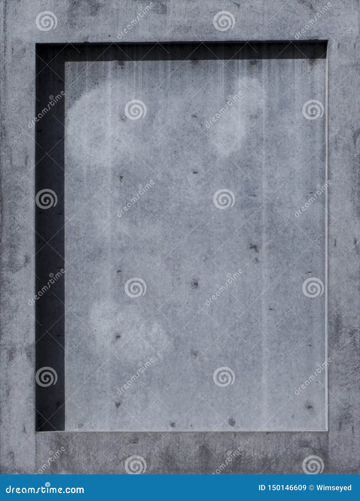 Background of Abstract Concrete Window Stock Image - Image of artistic