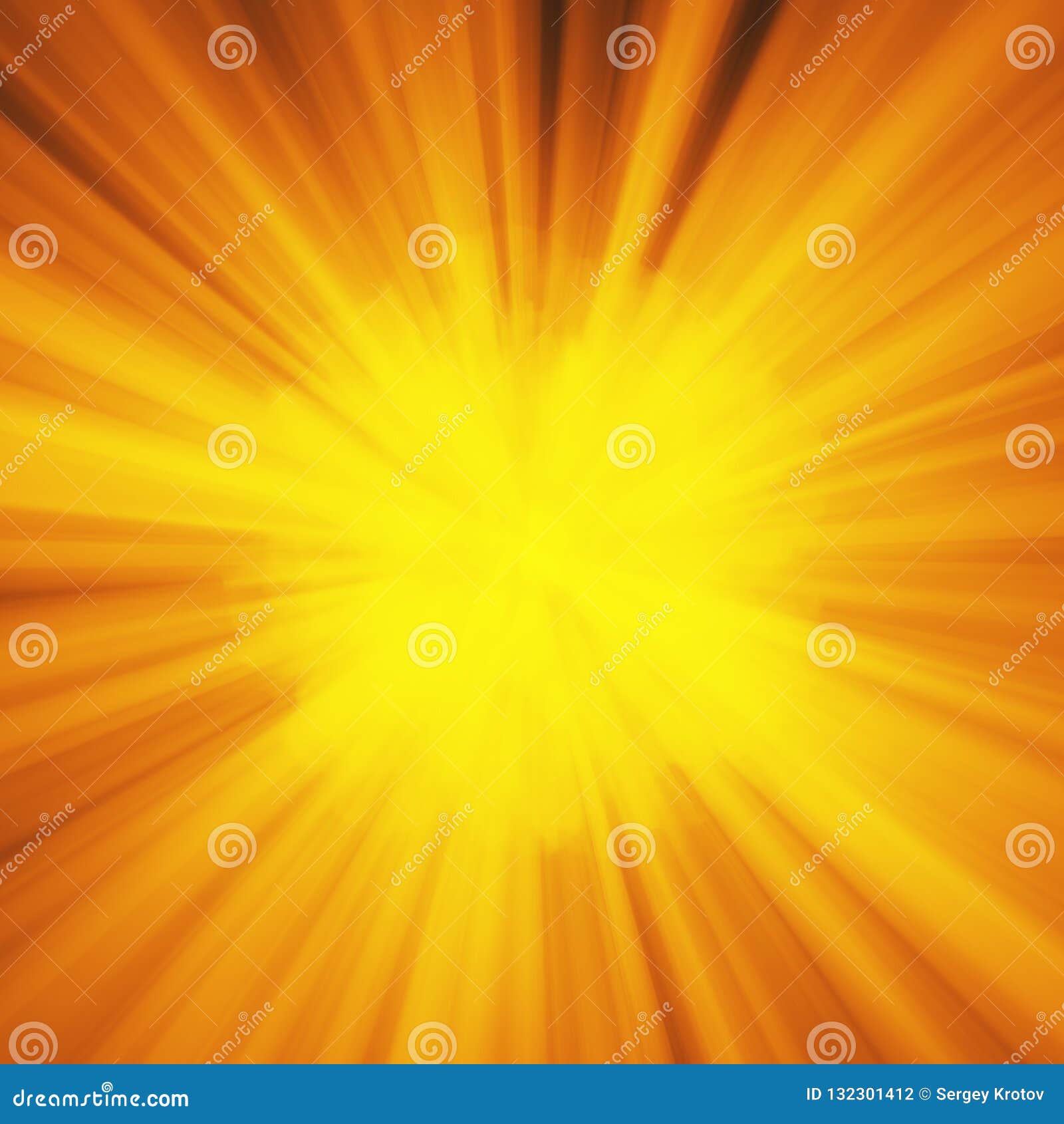 Background with Abstract Explosion or Hyperspeed Warp Sun God Rays. Bright  Orange Yellow Light Strip Burst, Flash Ray Stock Illustration -  Illustration of boom, background: 132301412