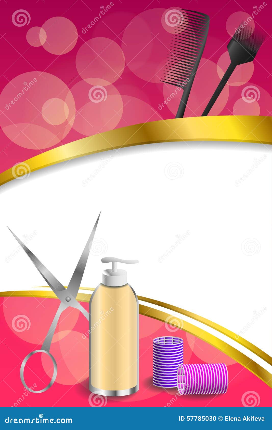 Background Abstract Pink Hairdressing Barber Tools Red 