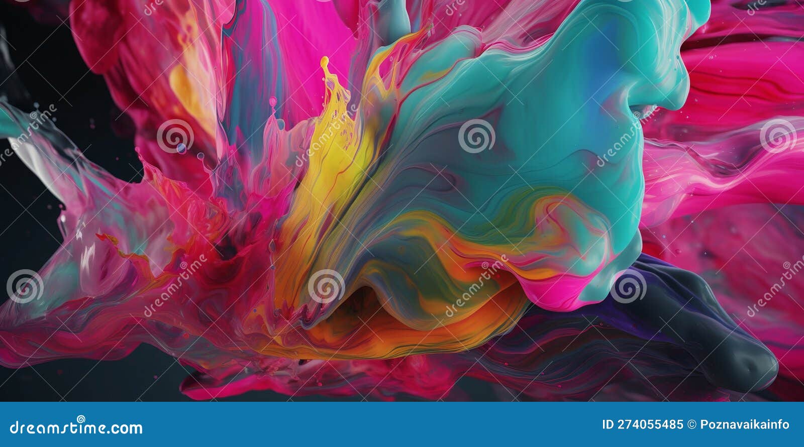 Background Abstract Realistic Paint, Bright Color. Stock Illustration Illustration of