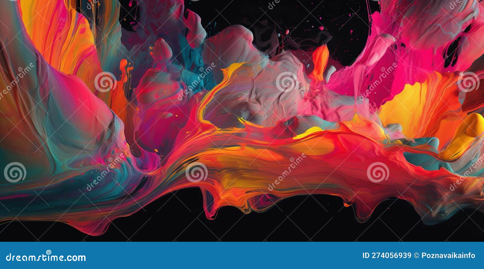 Background Abstract Realistic Paint, Bright Color. Stock Illustration Illustration of element