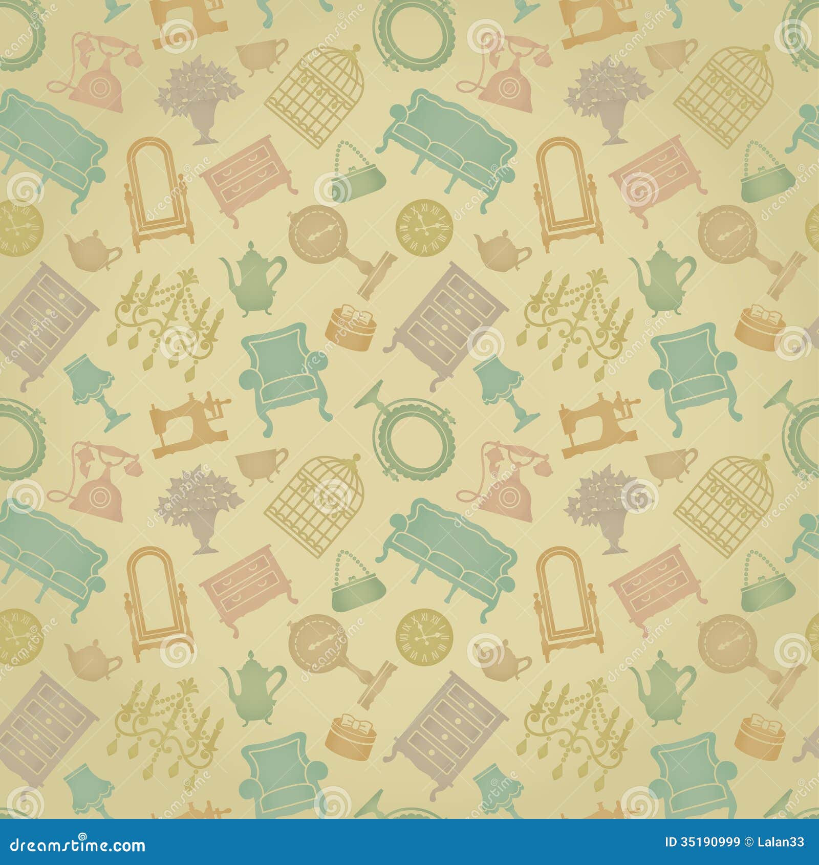 Background of Antique Furniture Illustrations. Stock Vector - Illustration of estate, decorative: 35190999 Background of Antique Furniture Illustrations. Stock Vector - Illustration of estate, decorative: 35190999