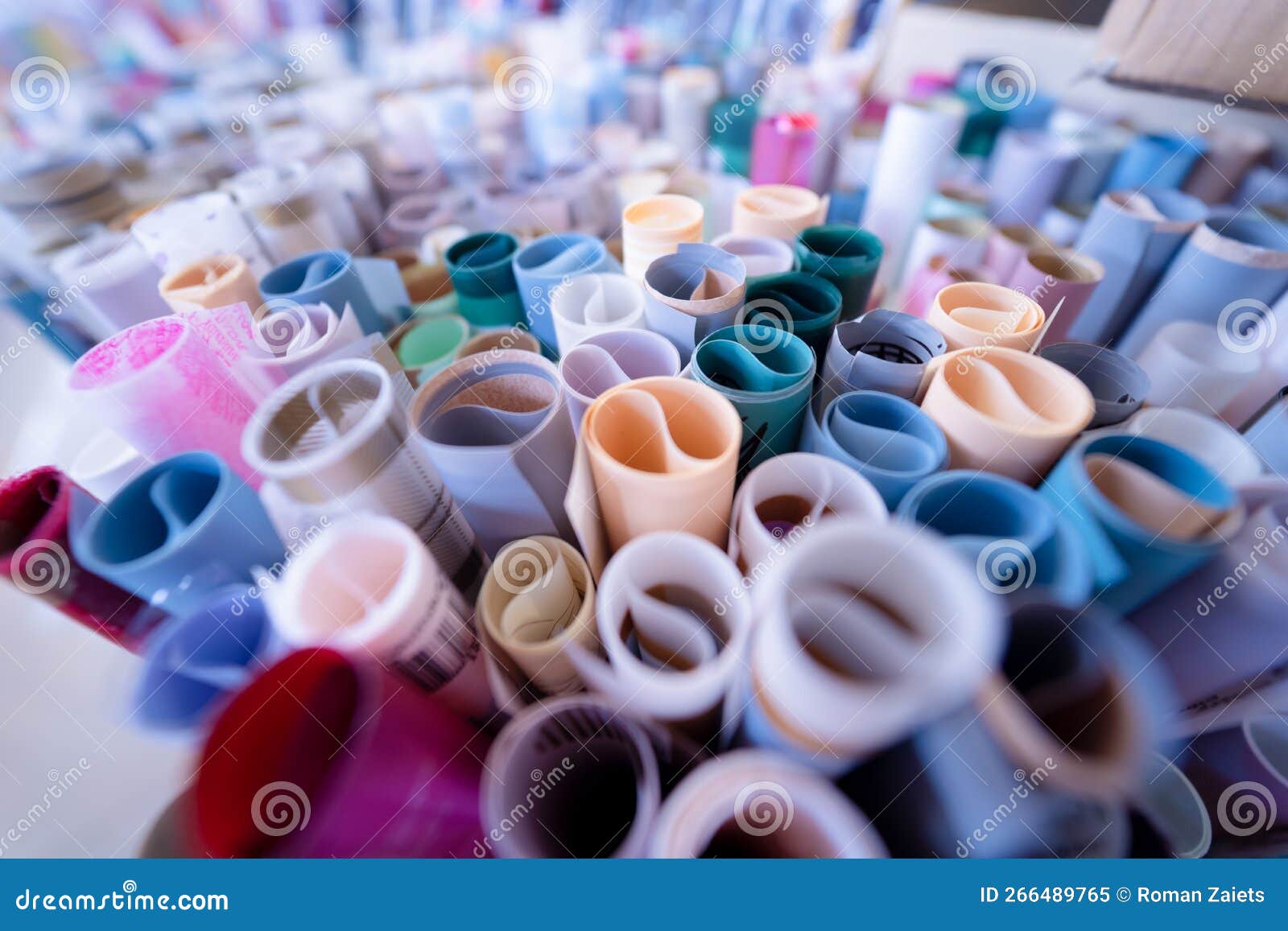 Background of Assorted Colored Wrapping Paper Set Stock Image Image