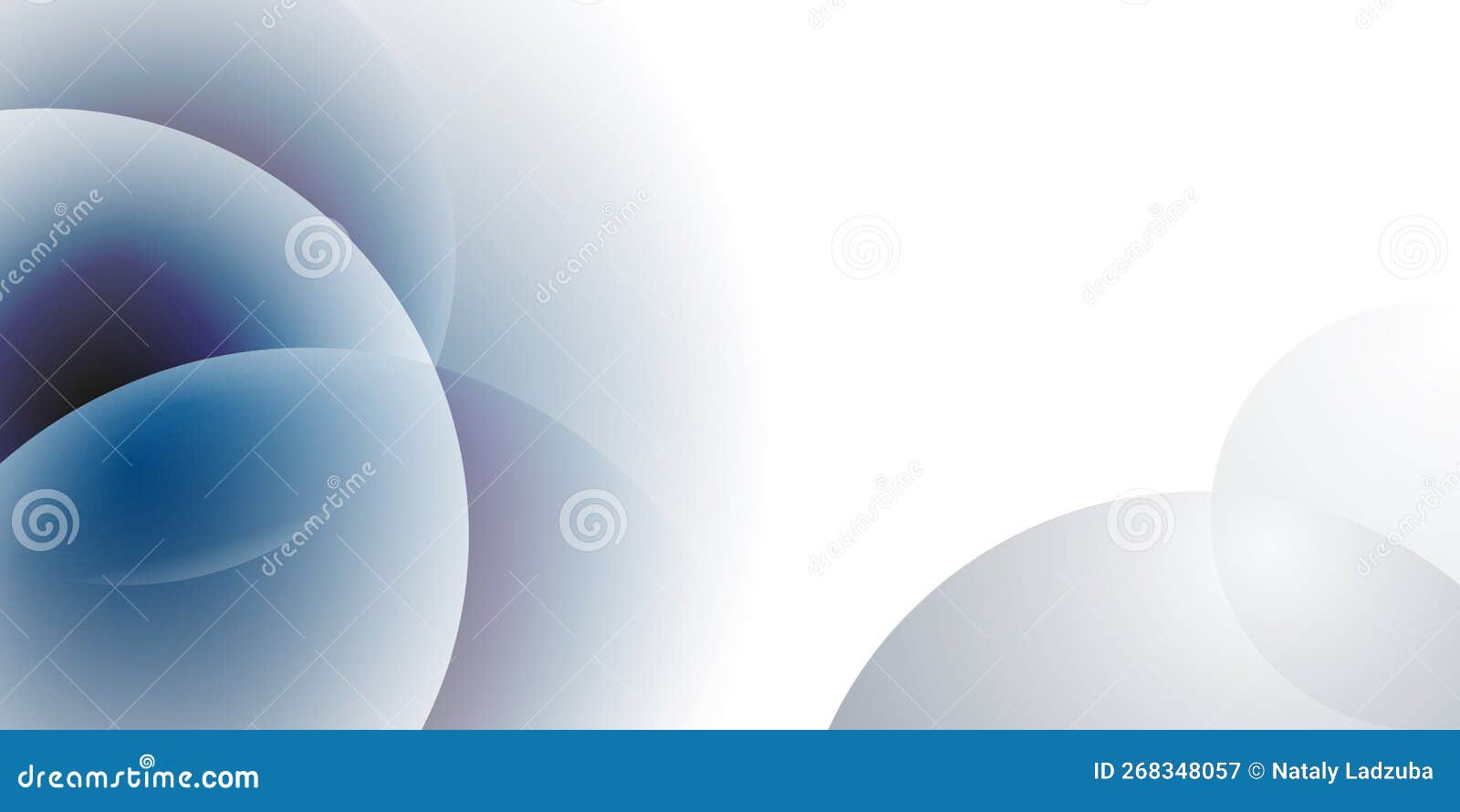 background, banner, circles with gradient fill