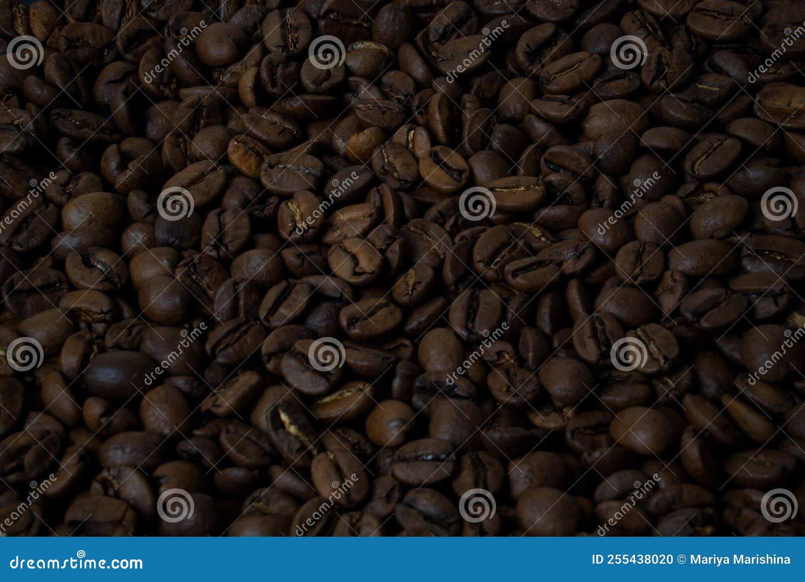 Background of Black Coffee Beans Stock Photo Image of plant, dessert