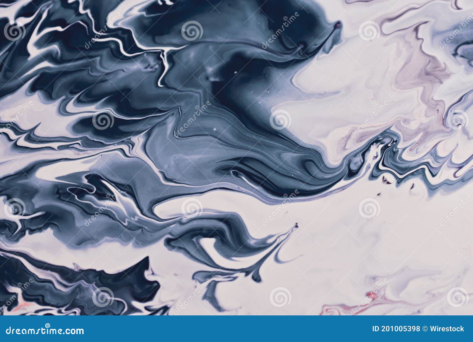 Background with Black and White Mixed Paint for Wallpapers Stock Photo