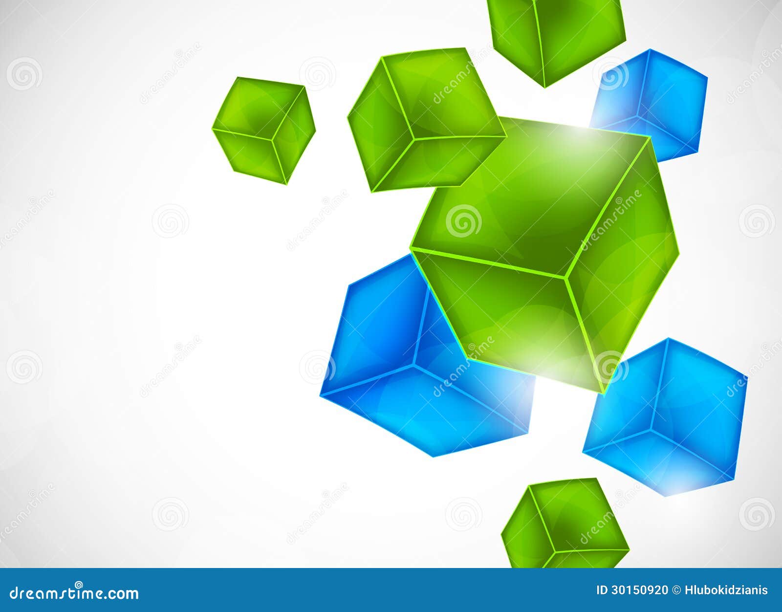 Background with cubes stock vector. Illustration of cover 30150920