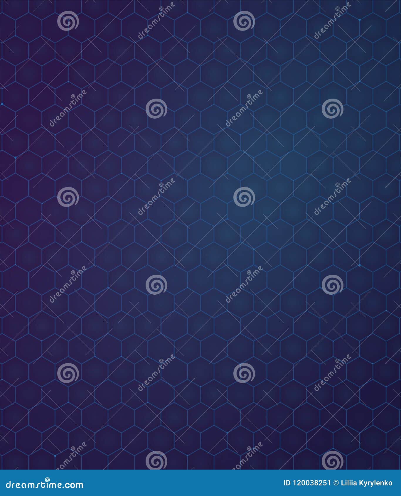 background blue and purpule gradient hexagon. modern technology pattern