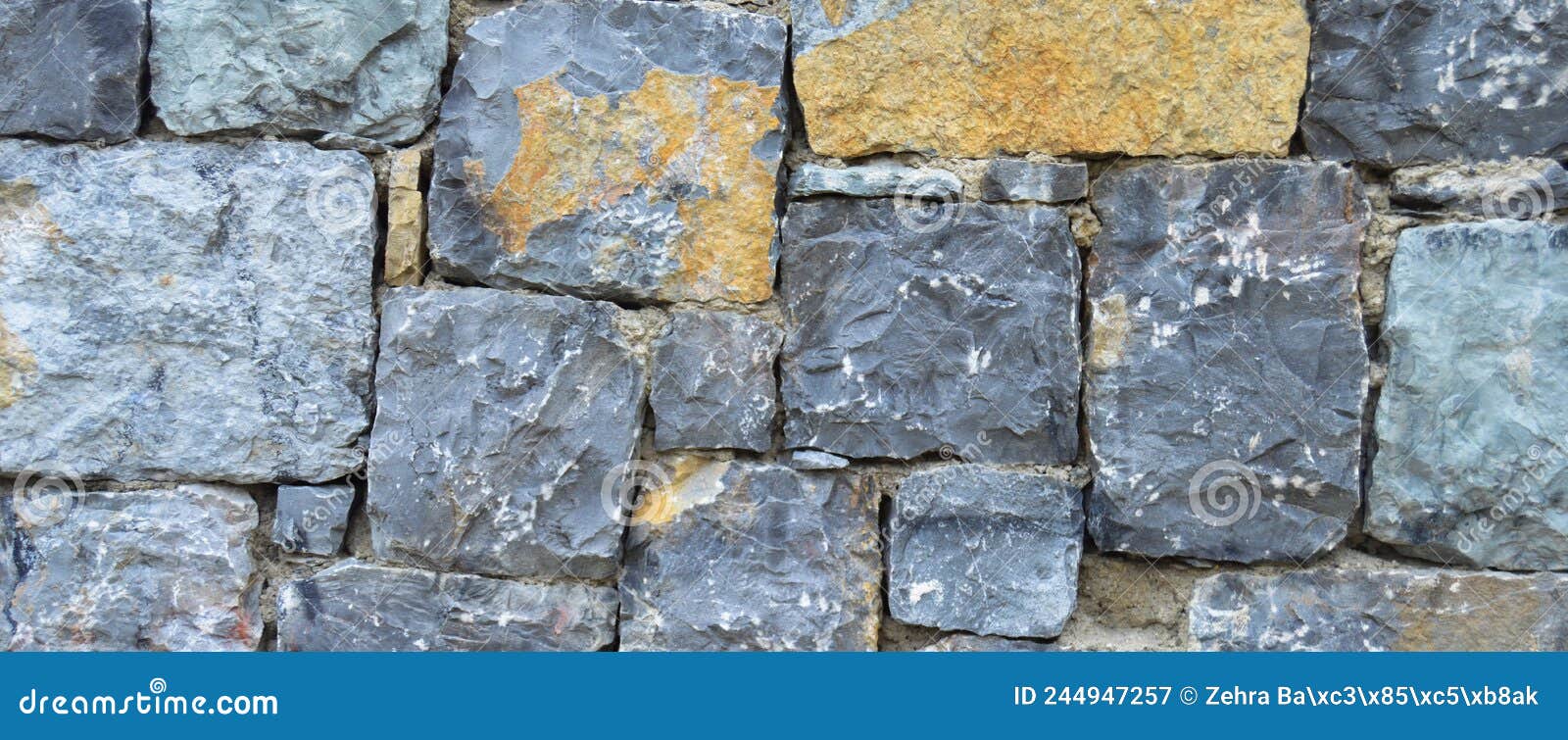 Fine cut blue stone wall stock image. Image of background 244947257
