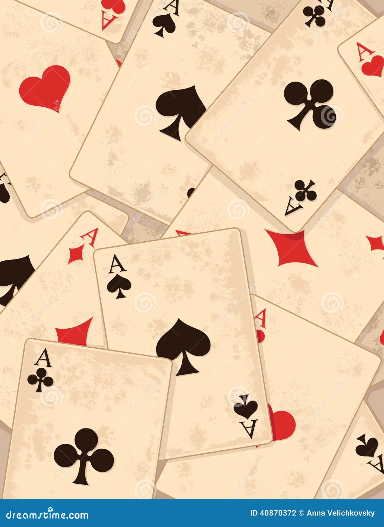 Unique 70 Card Suit Background