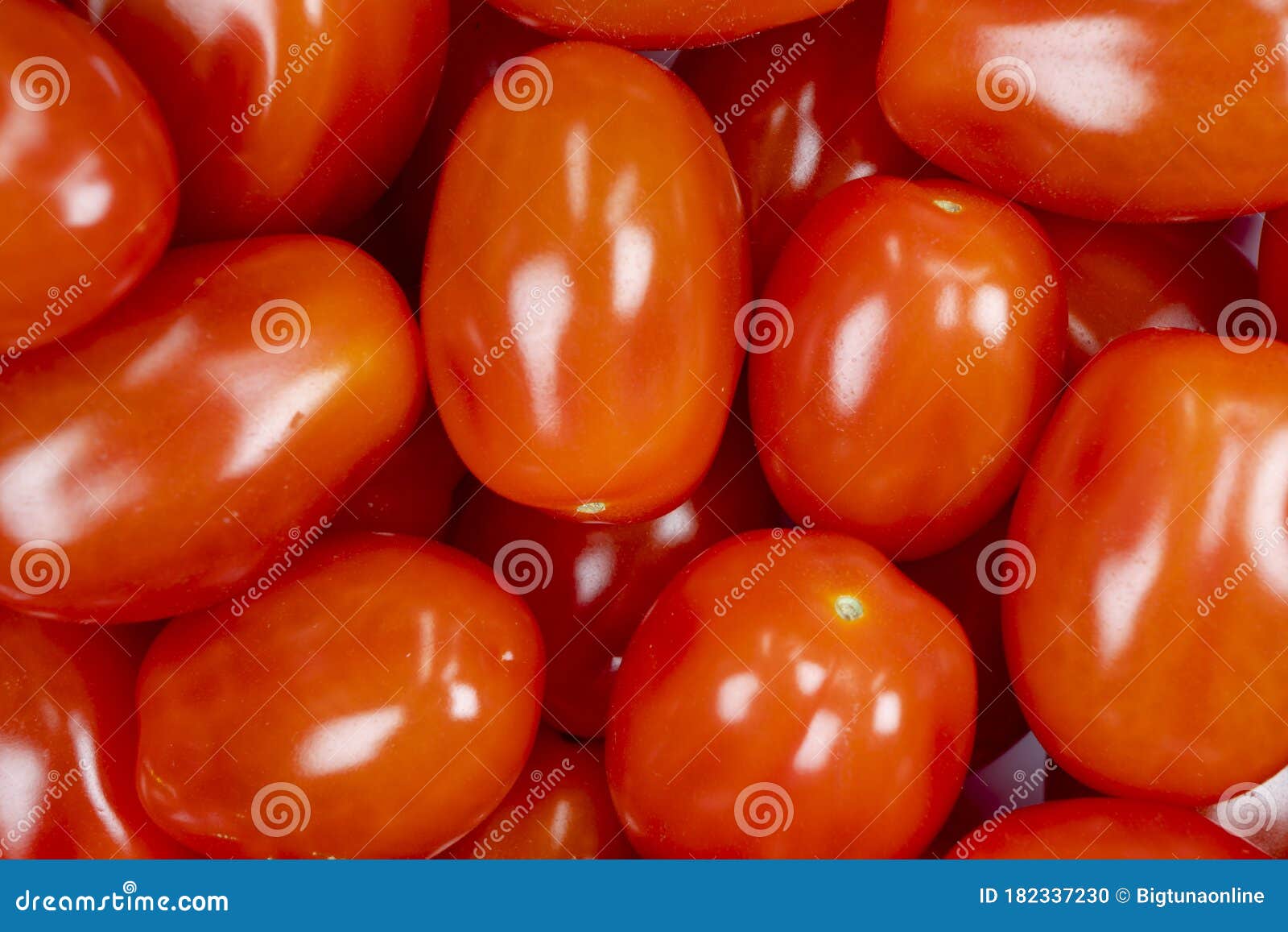 Background of Cherry Tomato. Top View. Fresh Cherry Tomatoes. Tomato