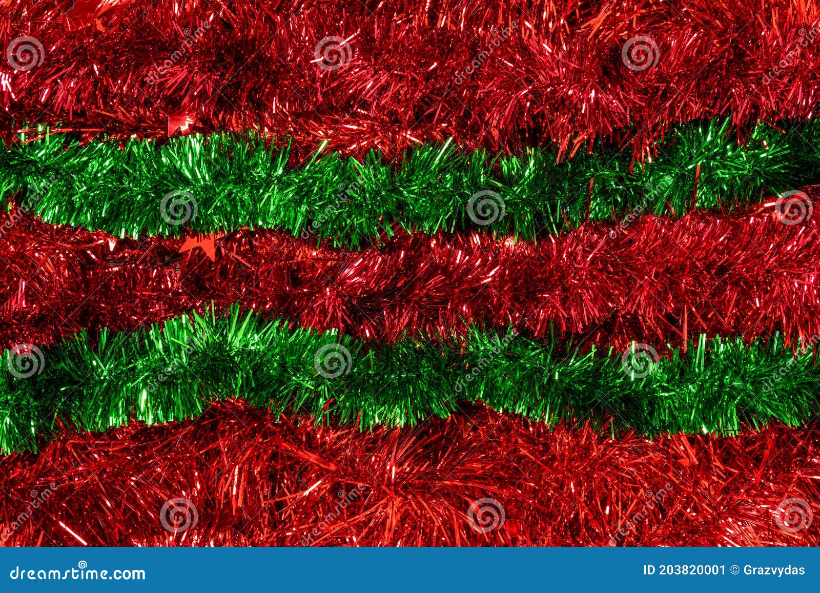 Background of the Christmas Tinsel Stock Image Image of decor
