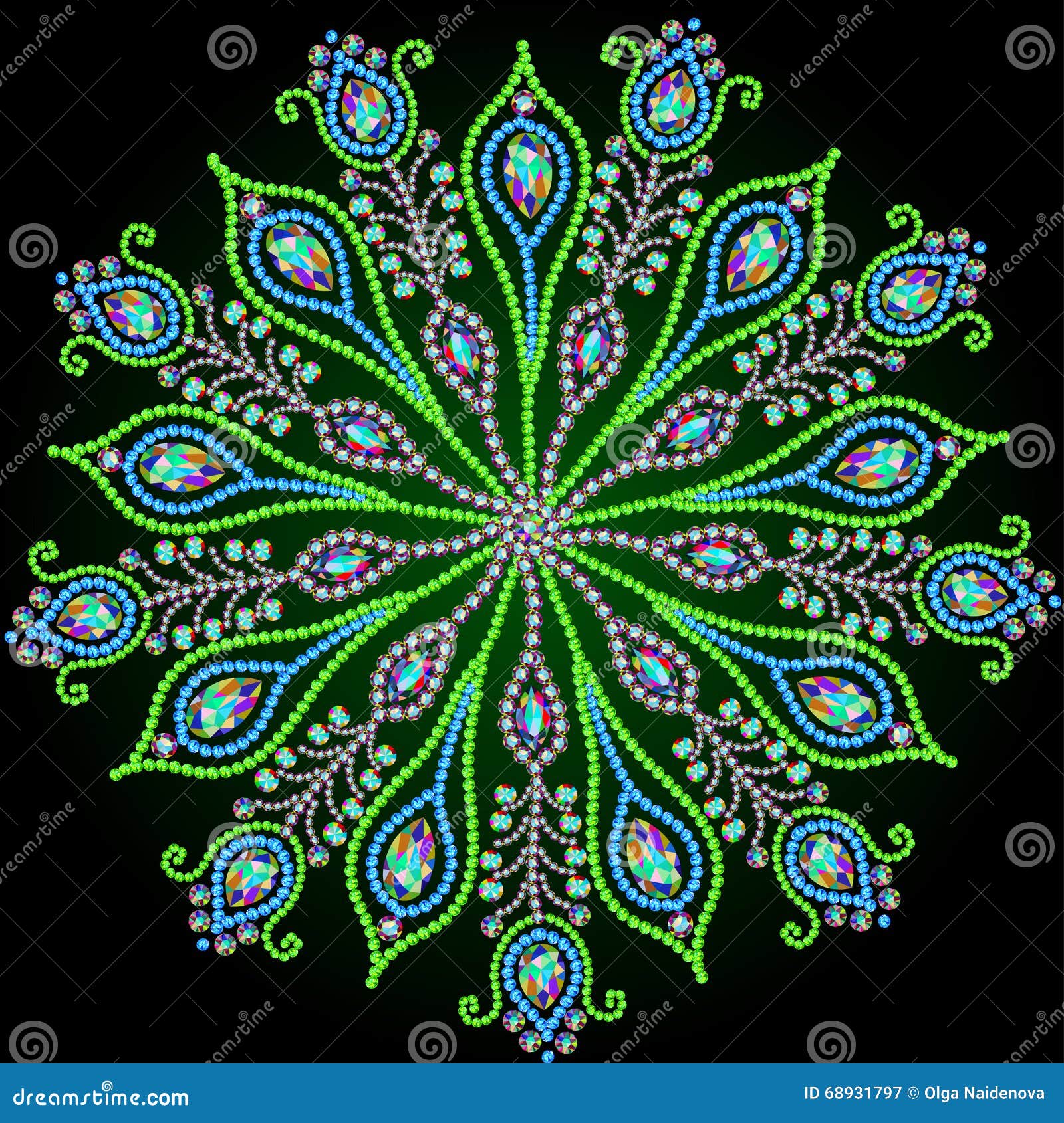 background with a circular ornaments with precious stock vector illustration of design jewelry 68931797 background with a circular ornaments with precious stock vector illustration of design jewelry 68931797