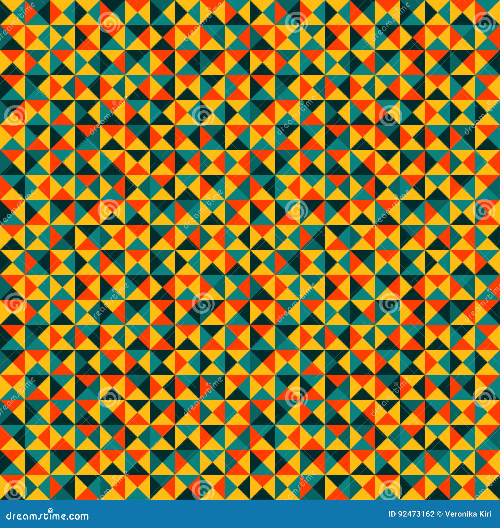 background of colored triangles