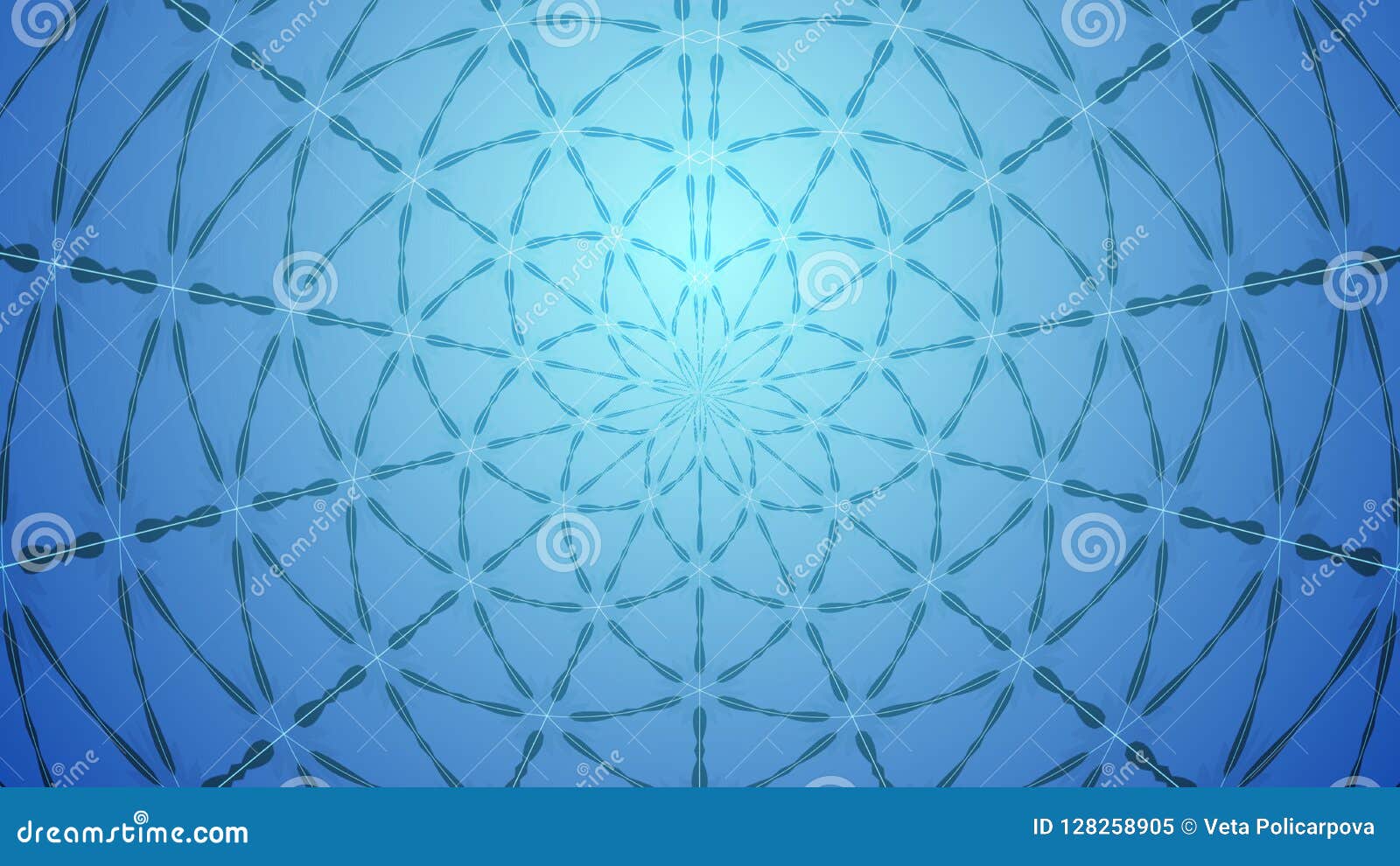 Background with a Colorful, Diverse Cyclic Pattern. Stock Illustration