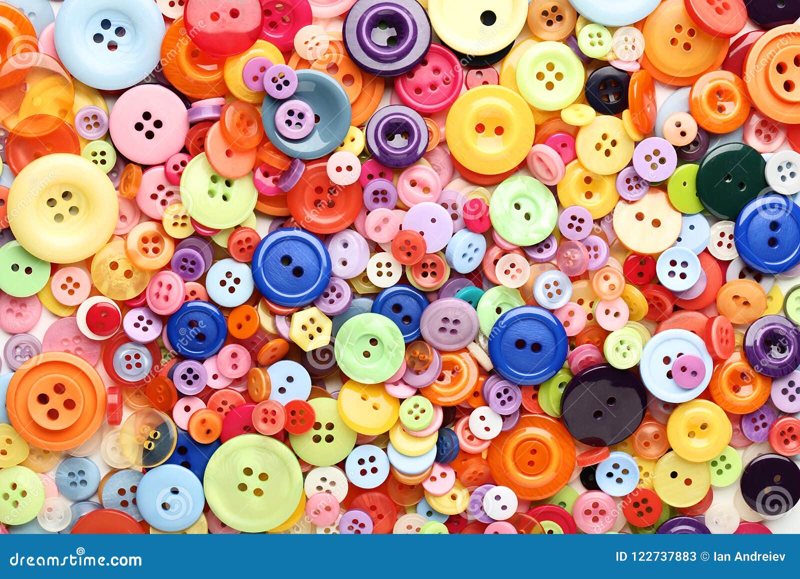 Sewing buttons stock image. Image of purple, button 122737883